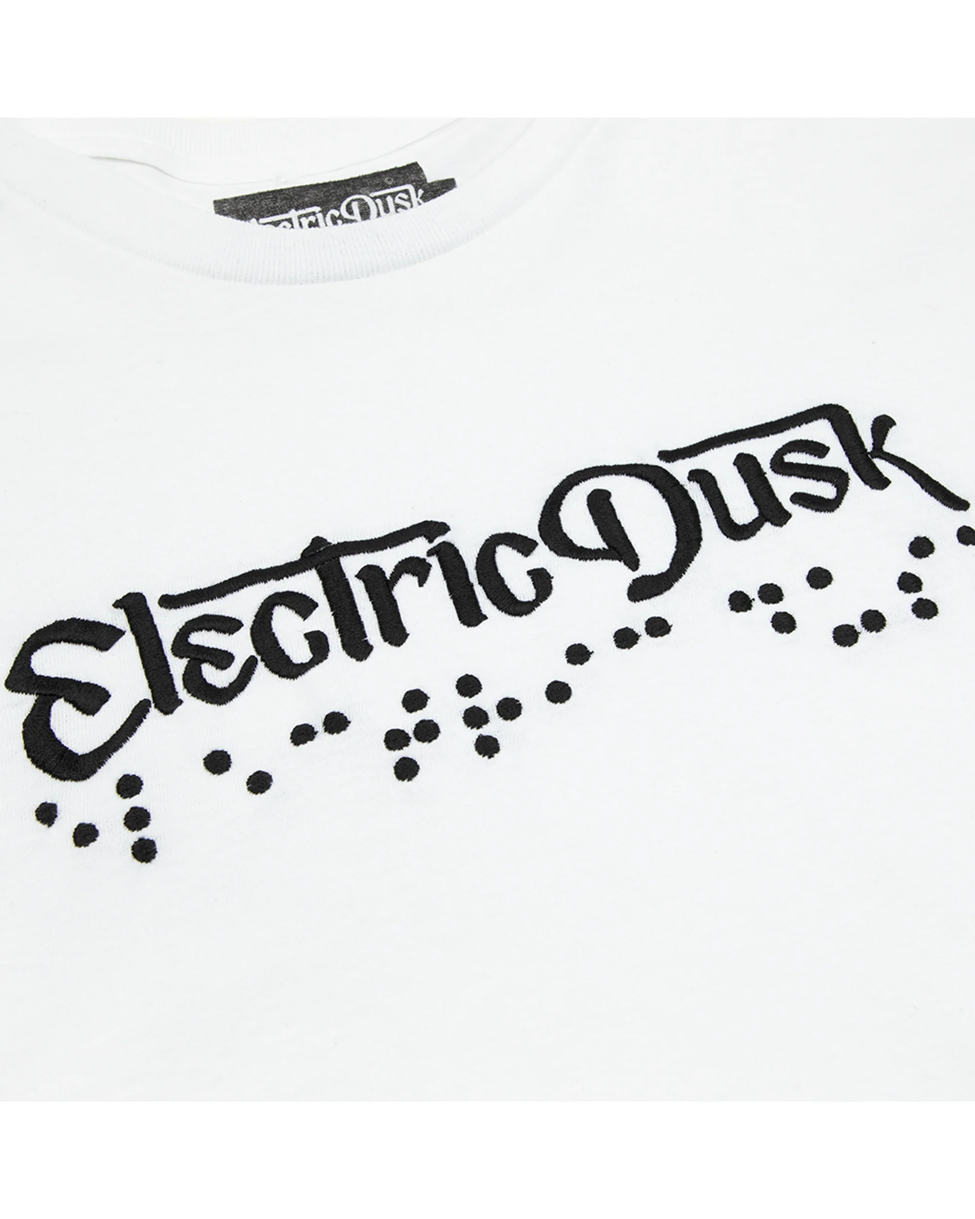 Electric Dusk Embroidered T-Shirt - Image 3