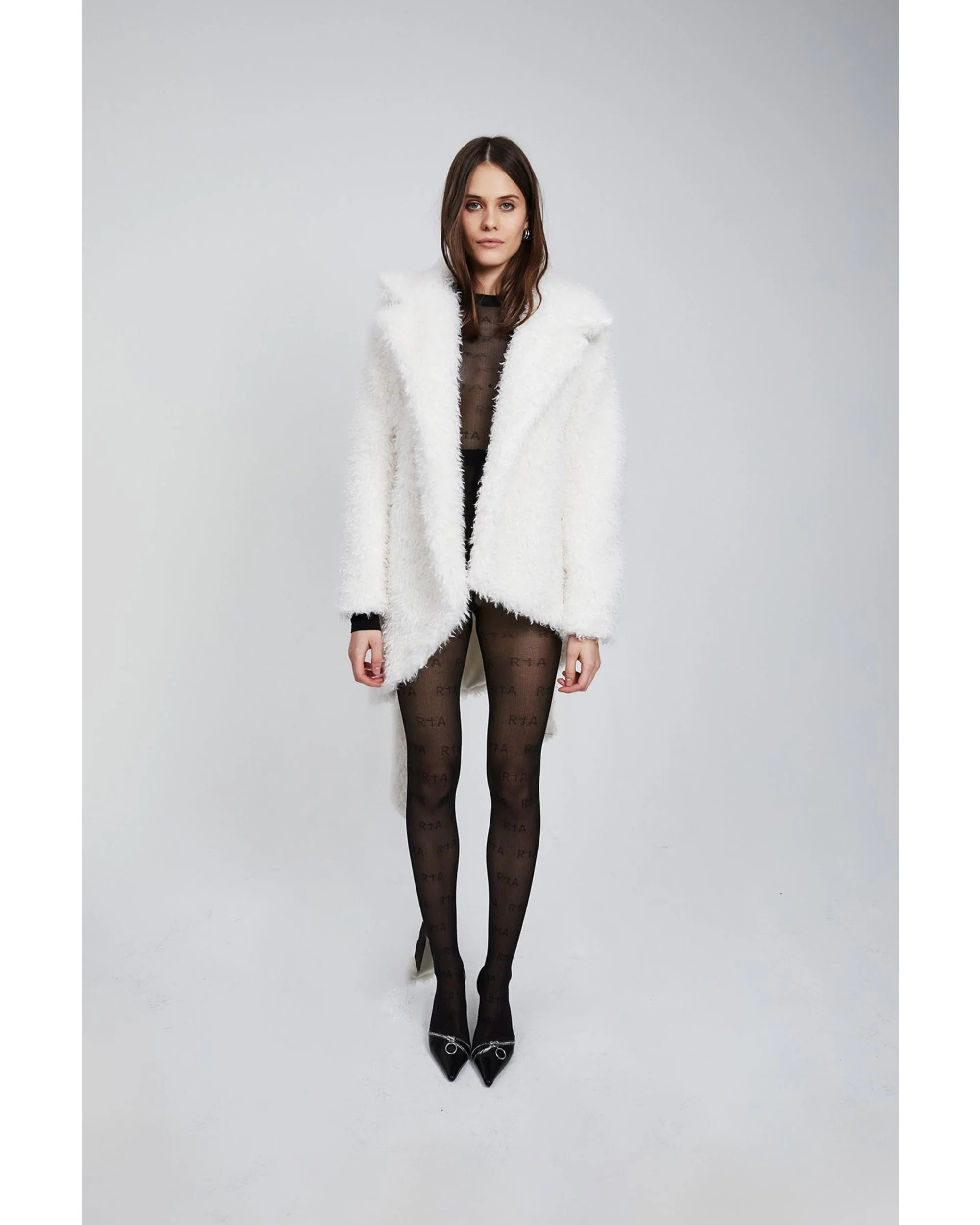 ELOISE PLUSH JACKET | WHITE - Image 4