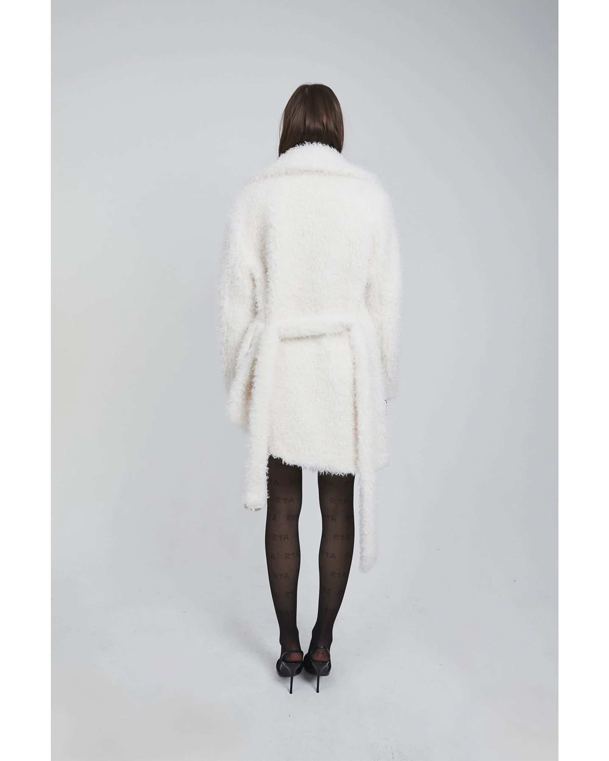 ELOISE PLUSH JACKET | WHITE - Image 5