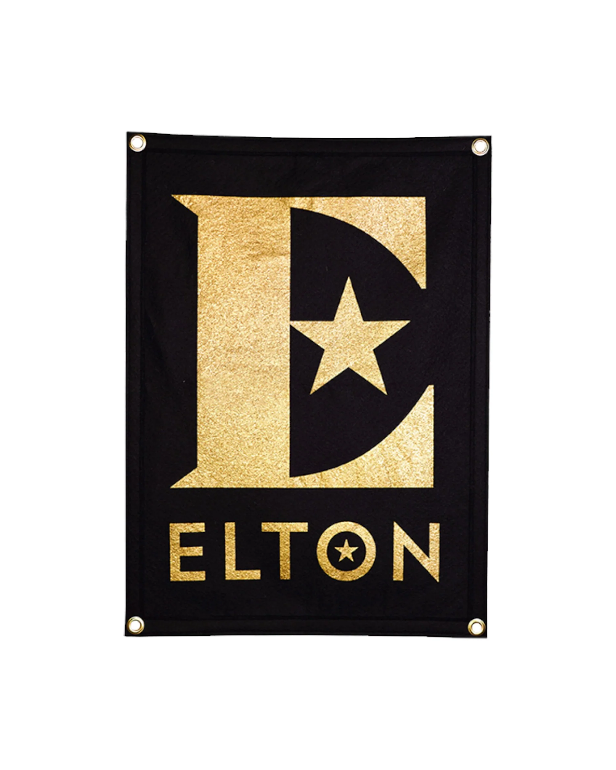 Elton John x Oxford Pennant - Star Logo Camp Flag