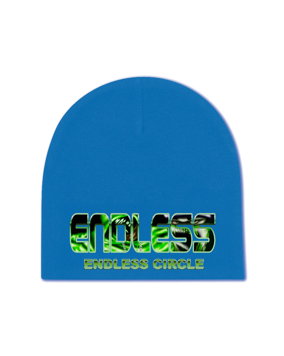 ENDLESS CIRCLE TEAL BEANIE
