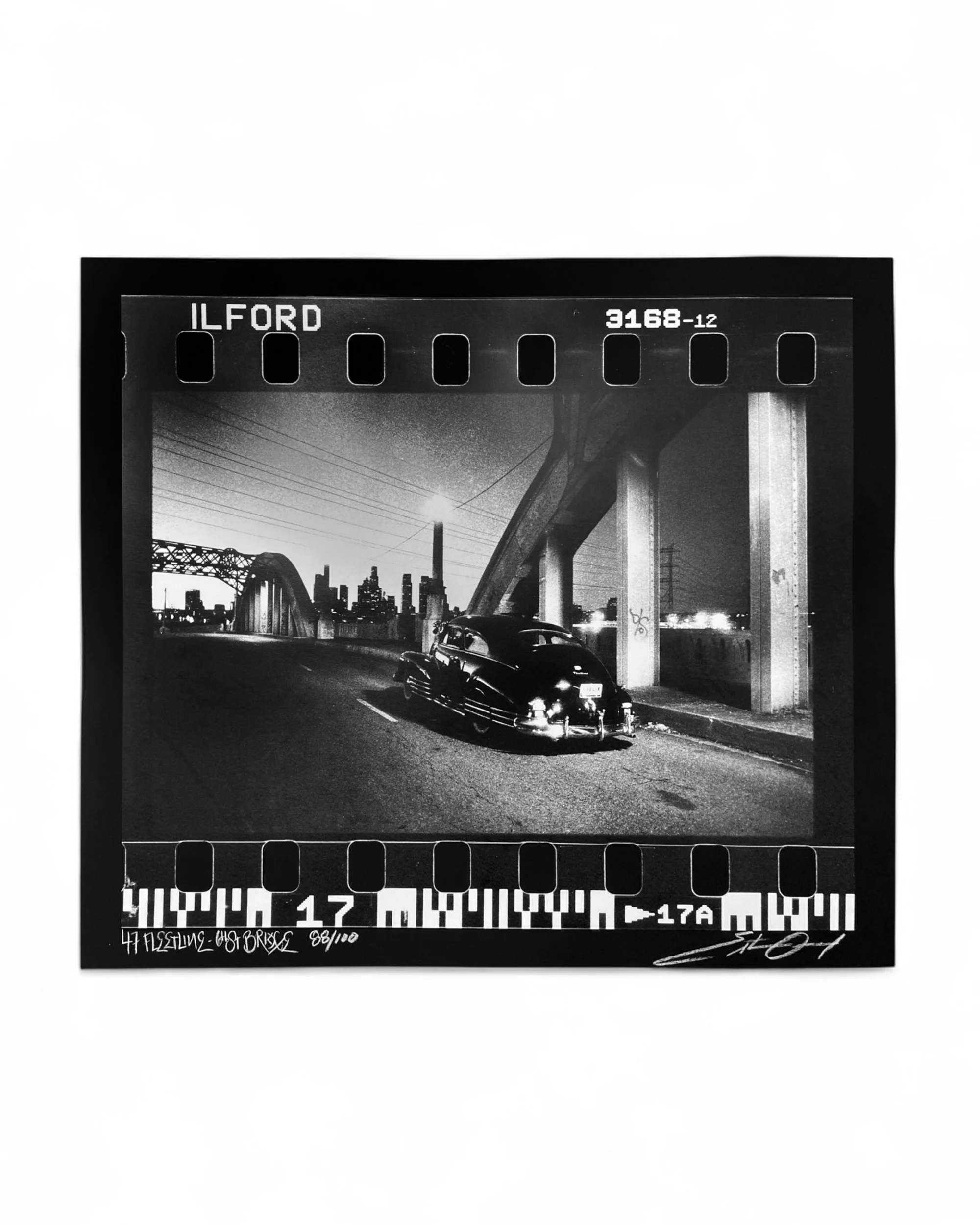 Estevan Oriol "'47 Fleetline, 6th St. Bridge" Print