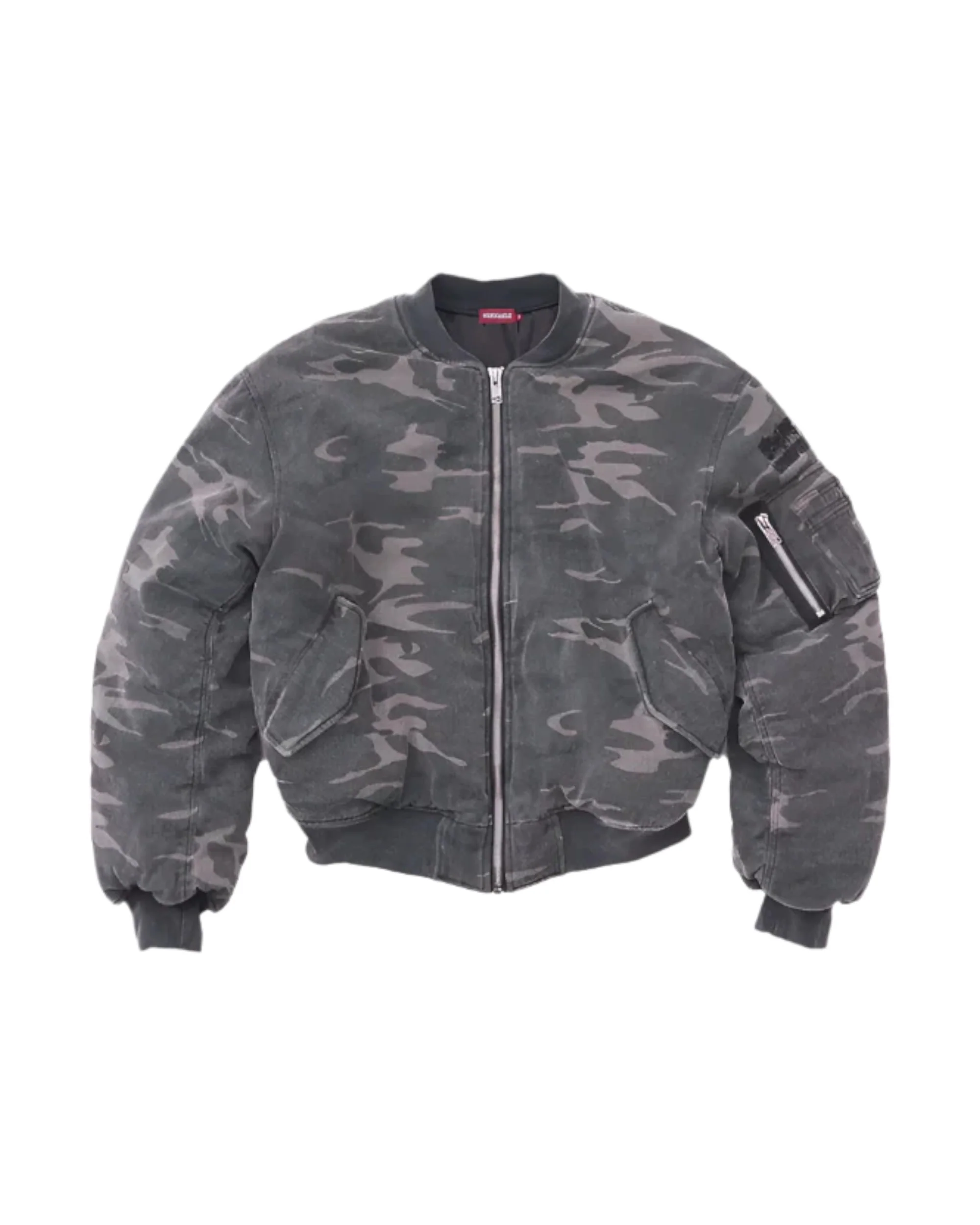 EVERYDAY BOMBER WASHED WOODLAND CAMO