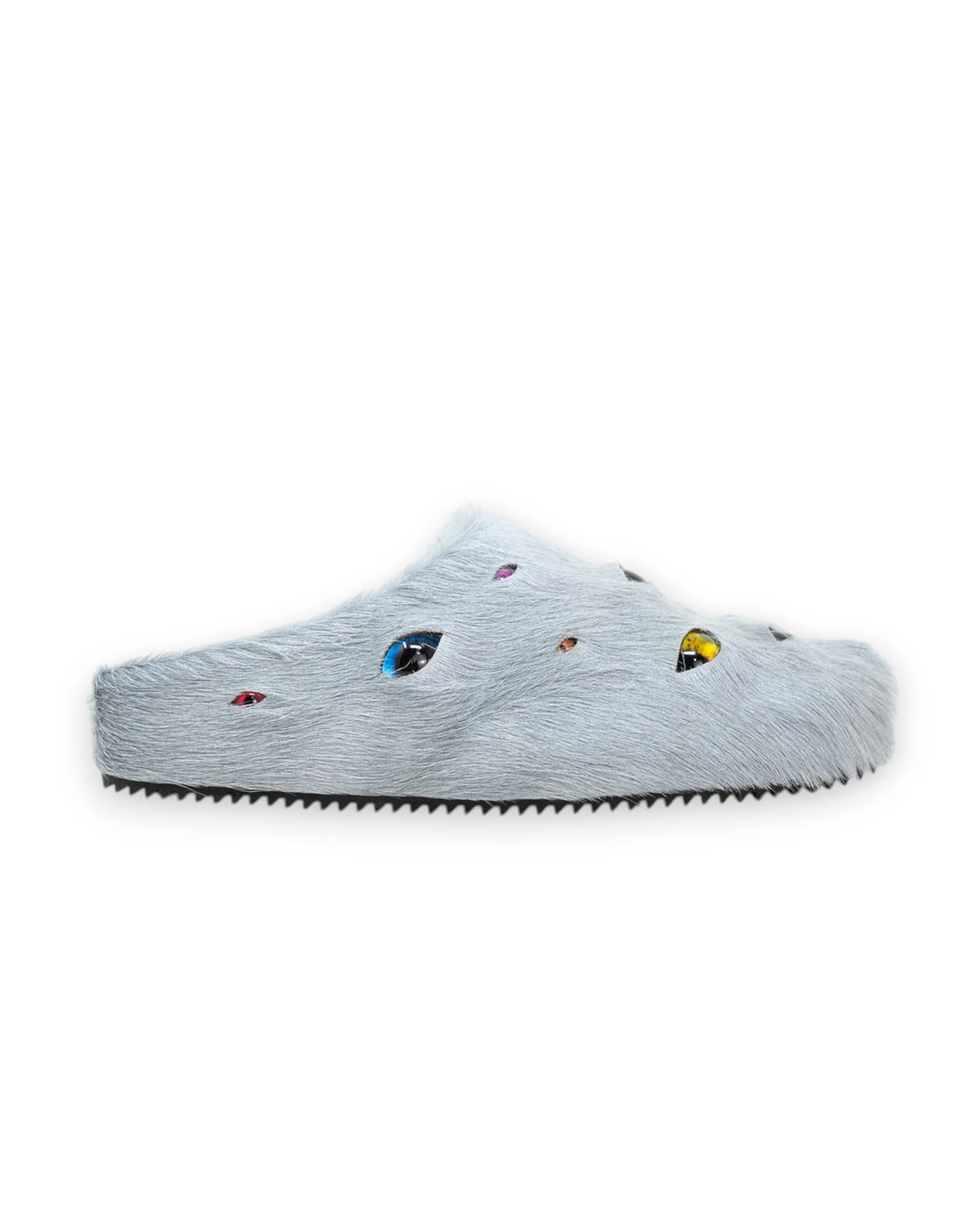 Eyeball Mules - Grey