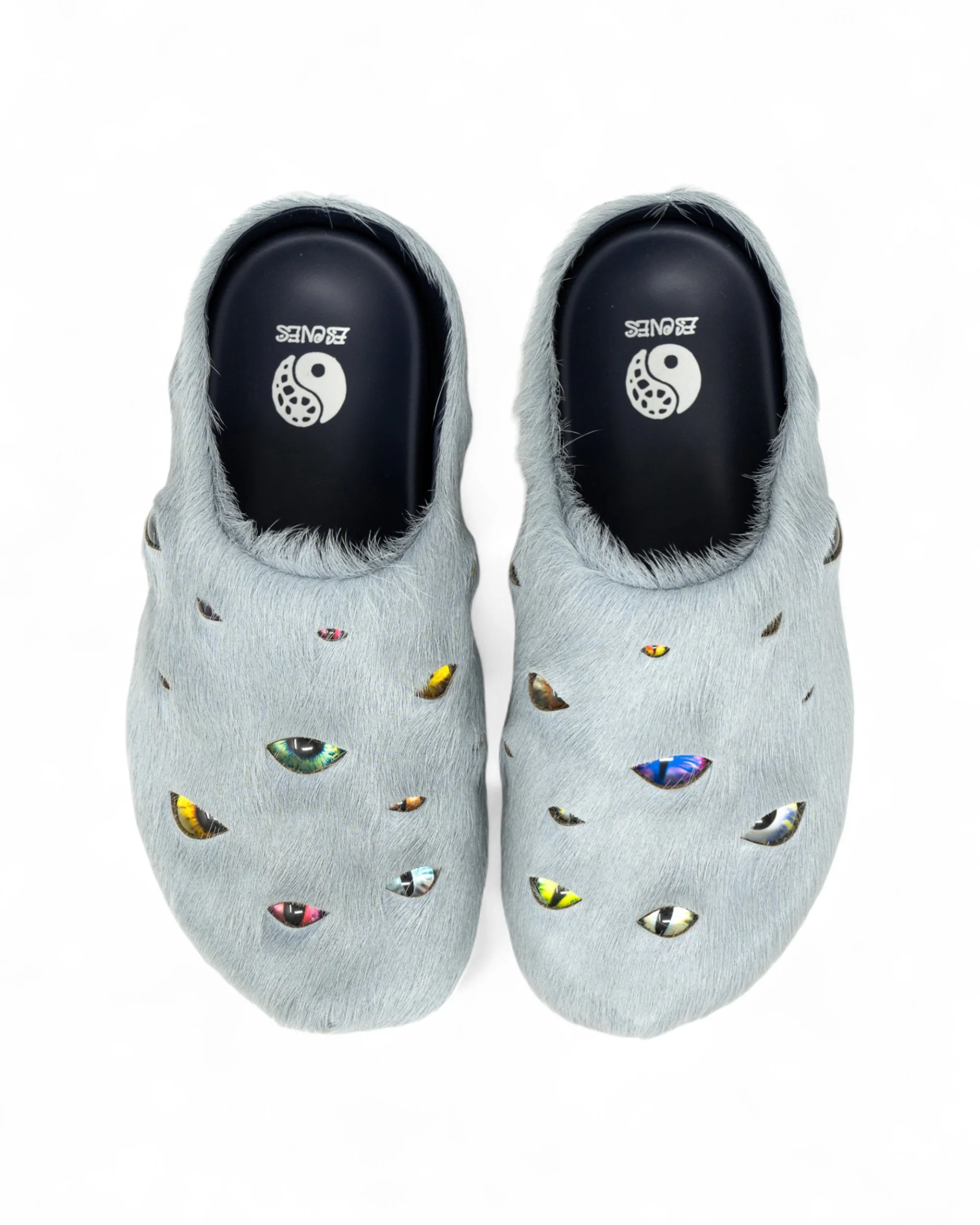 Eyeball Mules - Grey - Image 2