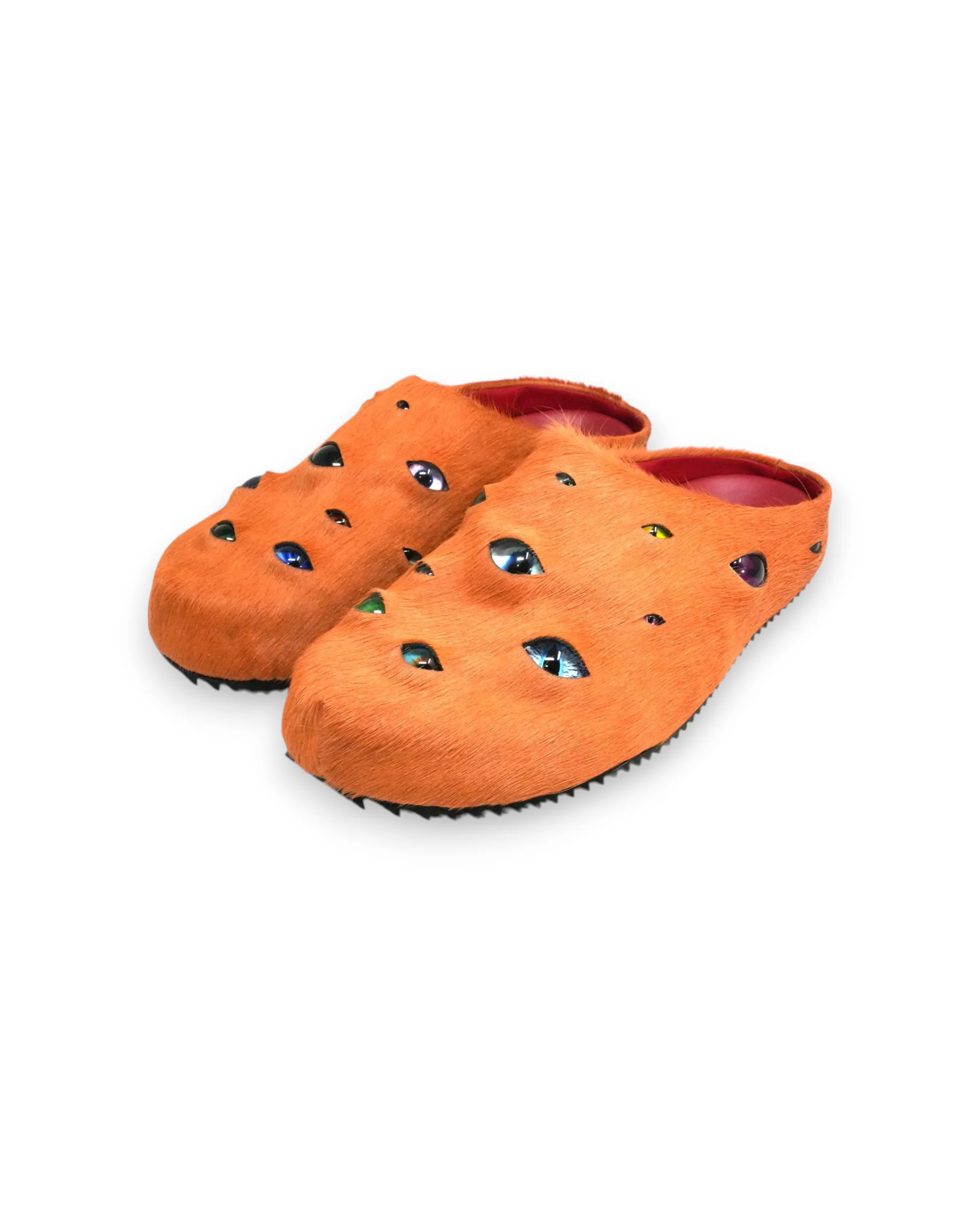 Eyeball Mules - Orange - Image 4