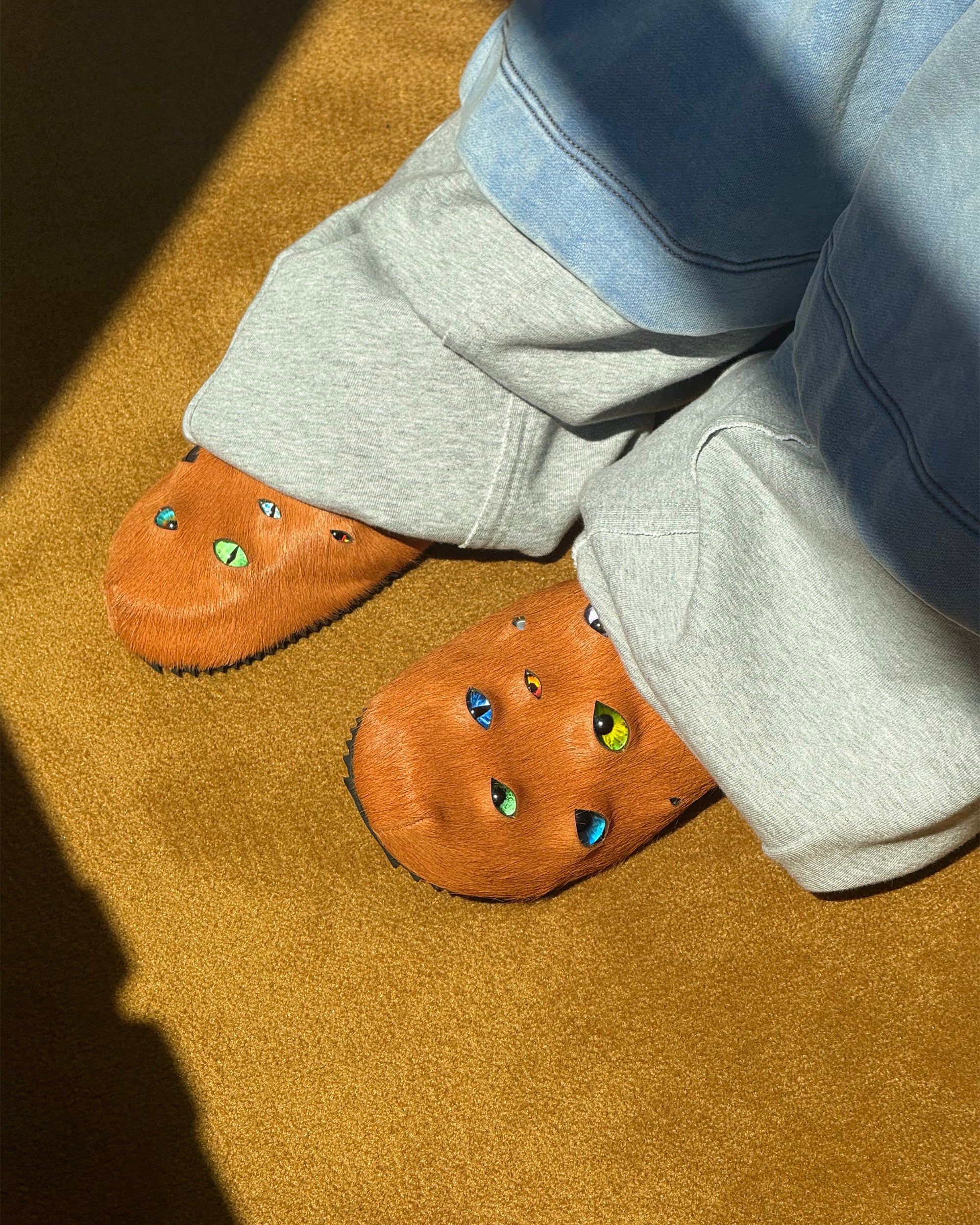 Eyeball Mules - Orange - Image 7