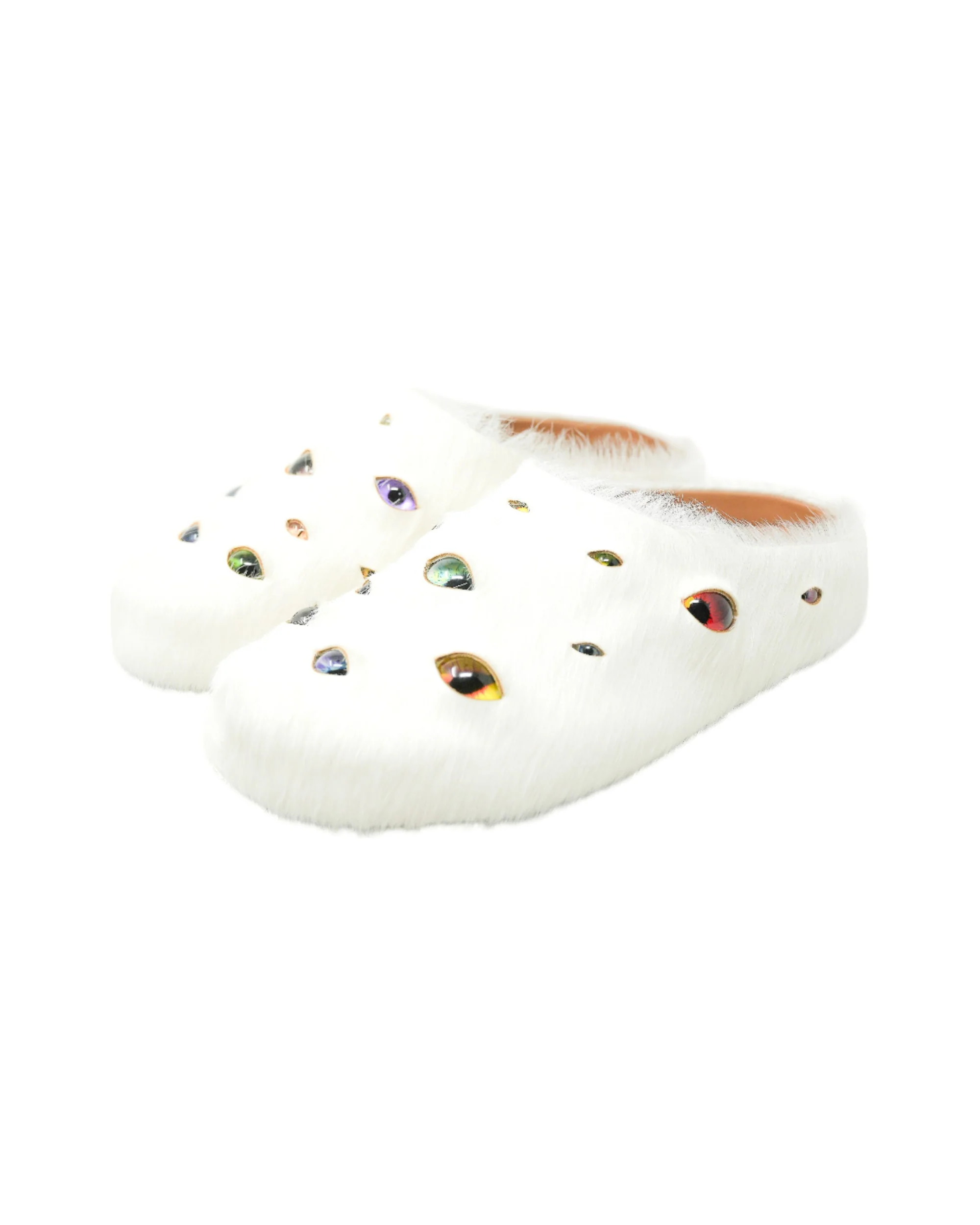 Eyeball Mules - White - Image 2