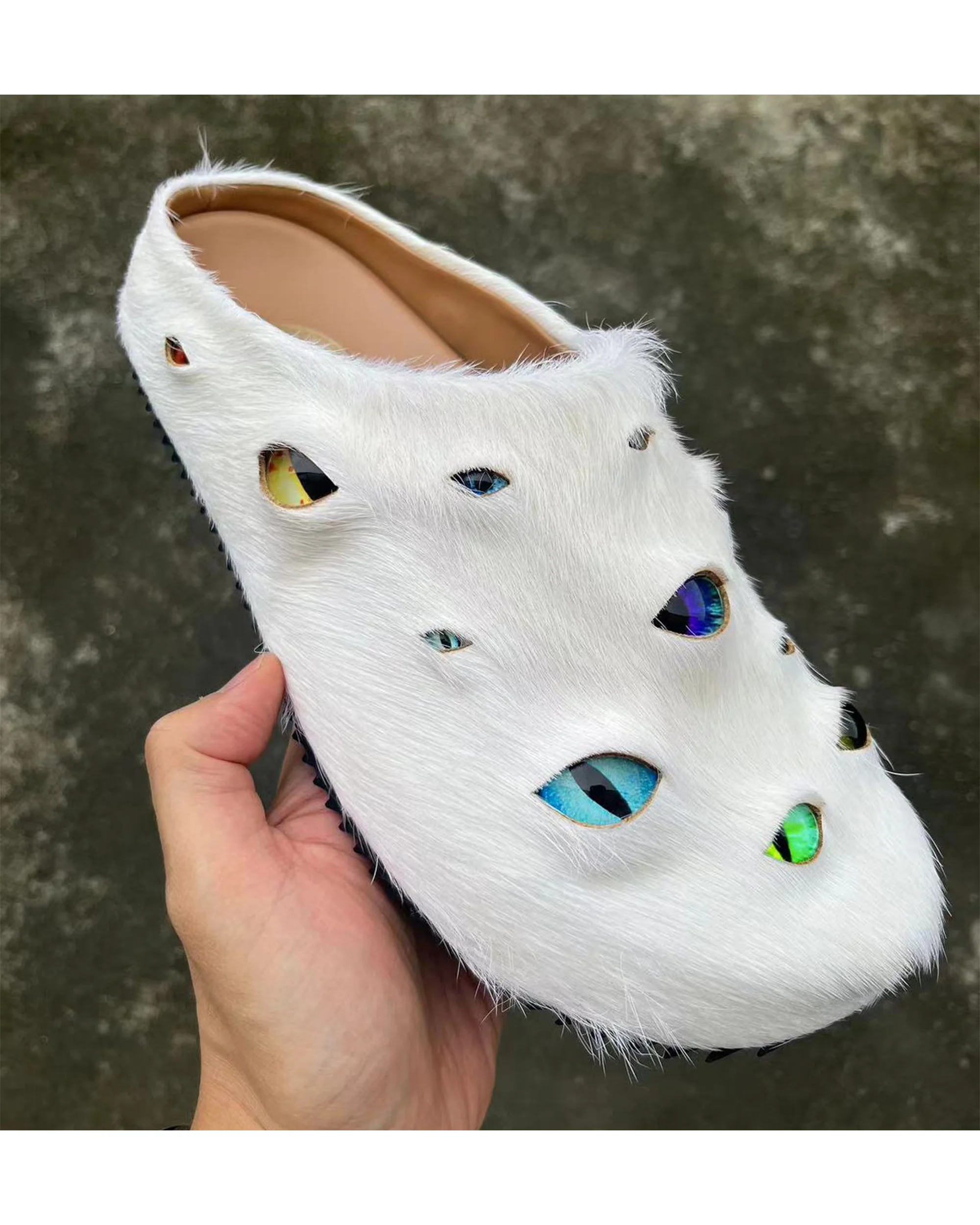 Eyeball Mules - White - Image 5