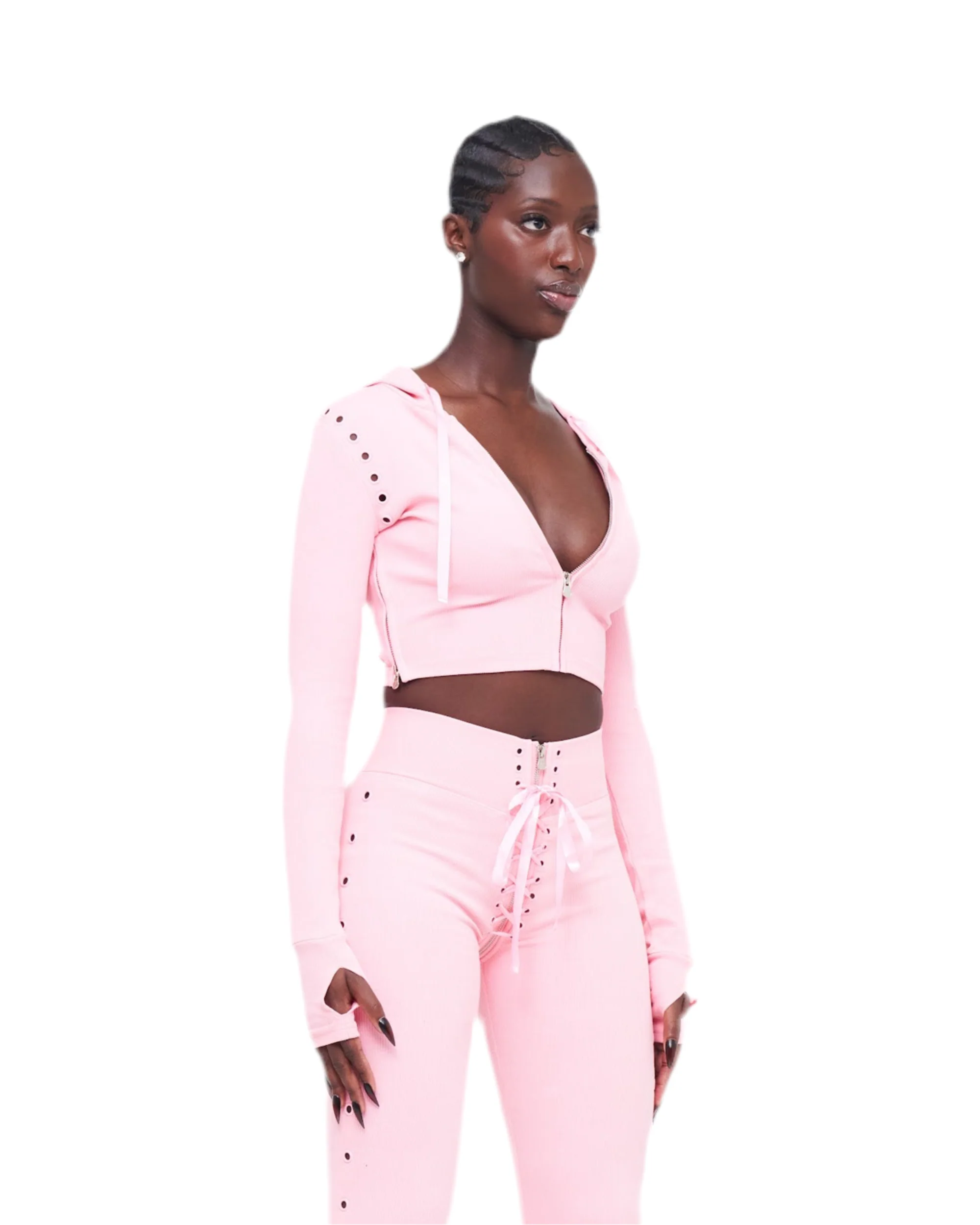EYELET UZIP JACKET - Image 2