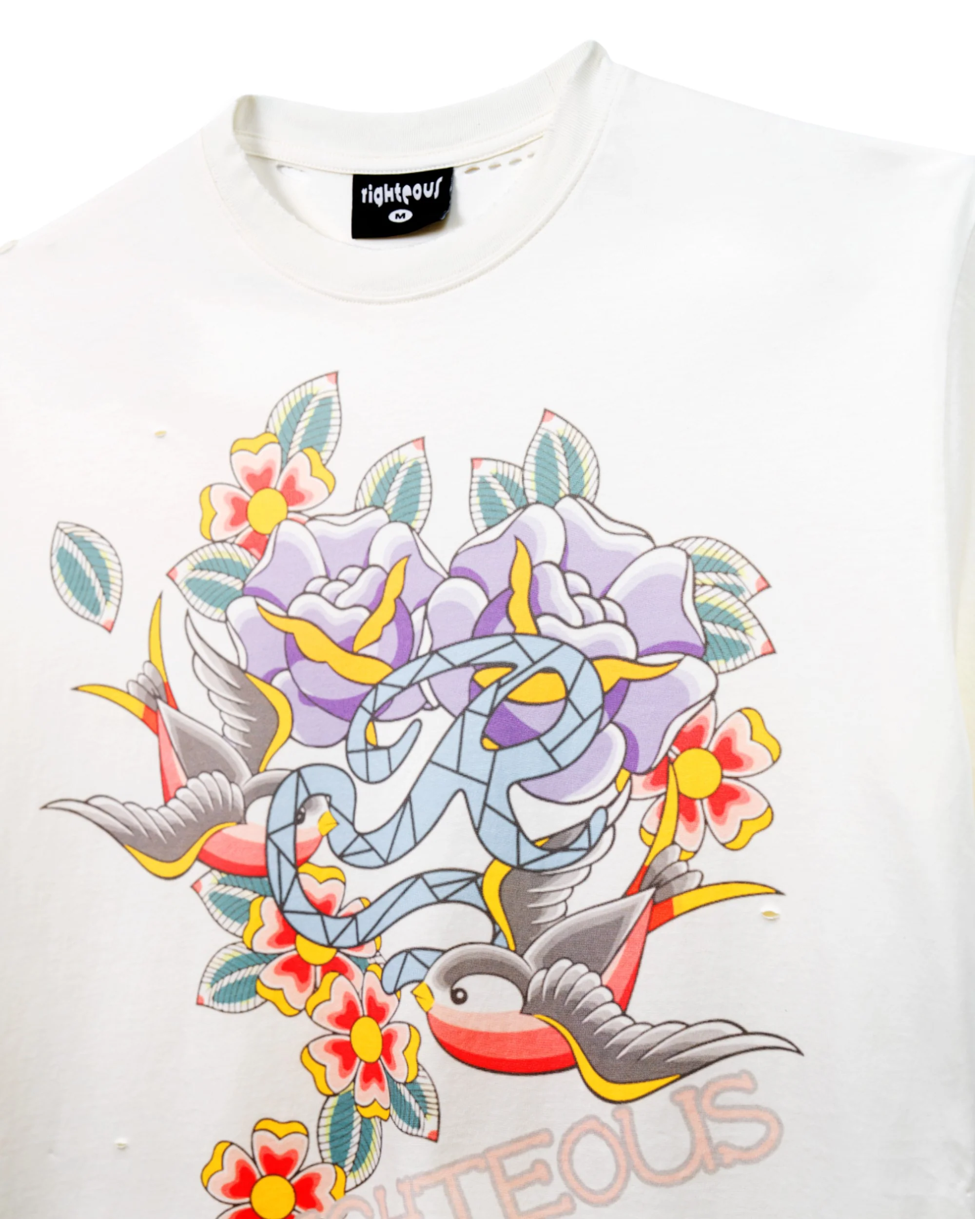 "Faithful Ink" Distressed Tee - Image 3