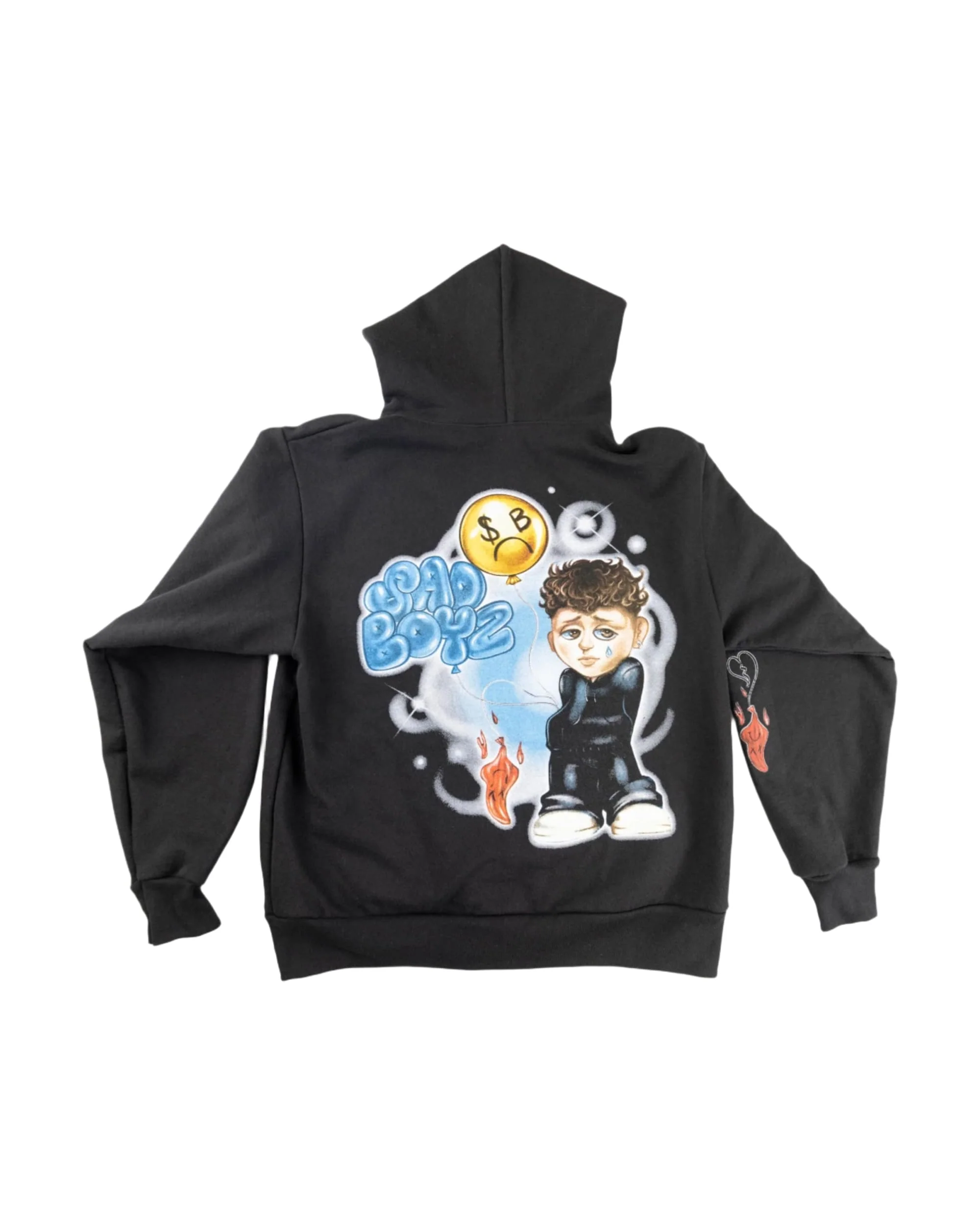 FAKE HAPPY ZIP UP HOODIE - Image 5