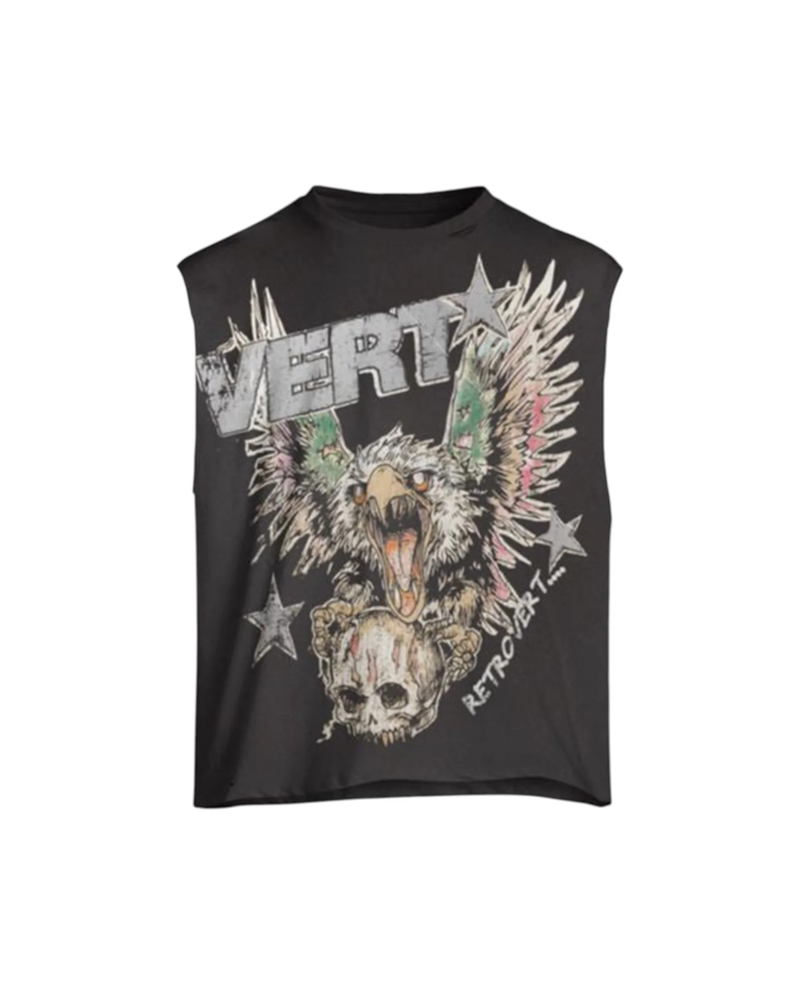 FALCON SKULL CUT-OFF T-SHIRT - Image 2