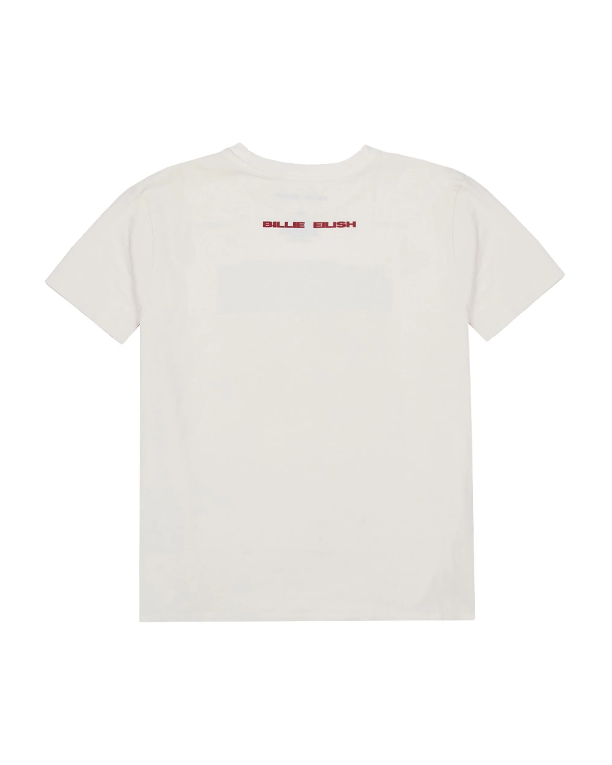 Falling Scatter Text White T-shirt - Image 2