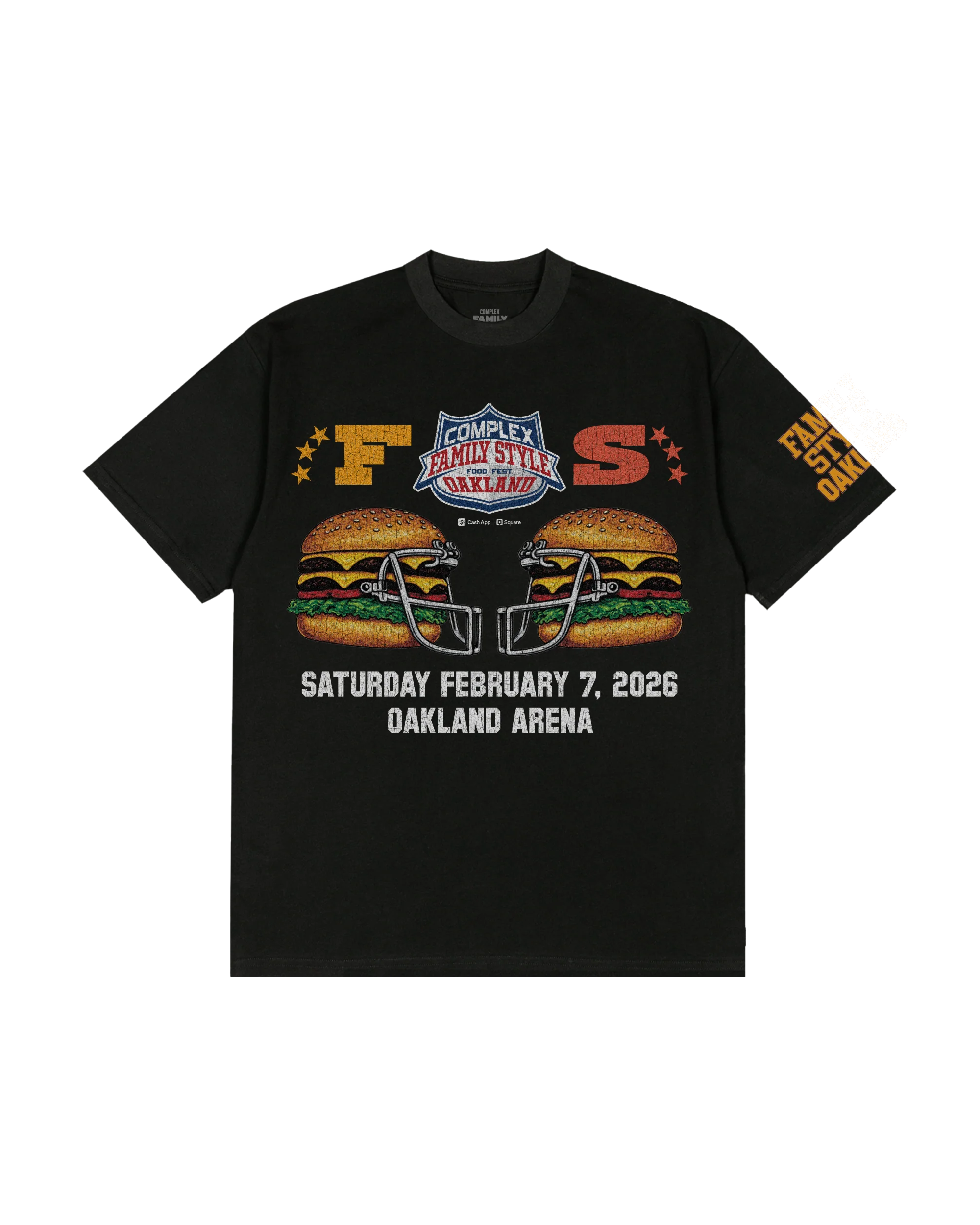 FAMILY STYLE OAKLAND BURGER T-SHIRT