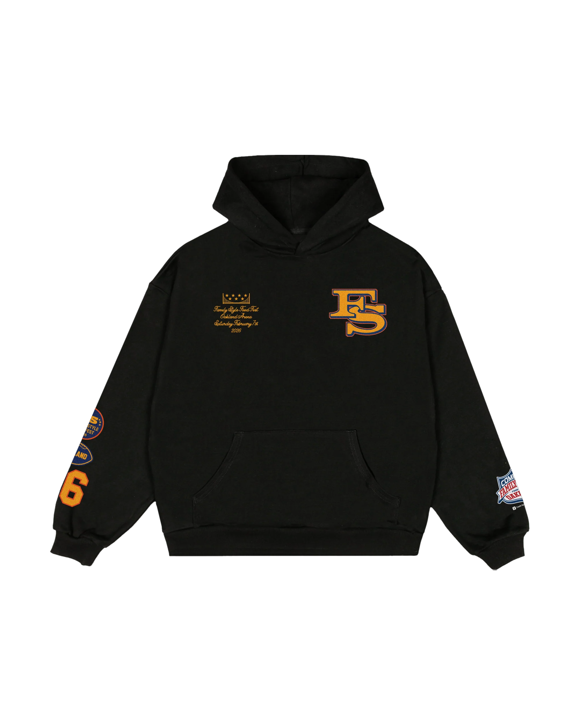 FAMILY STYLE OAKLAND FLAG HOODIE