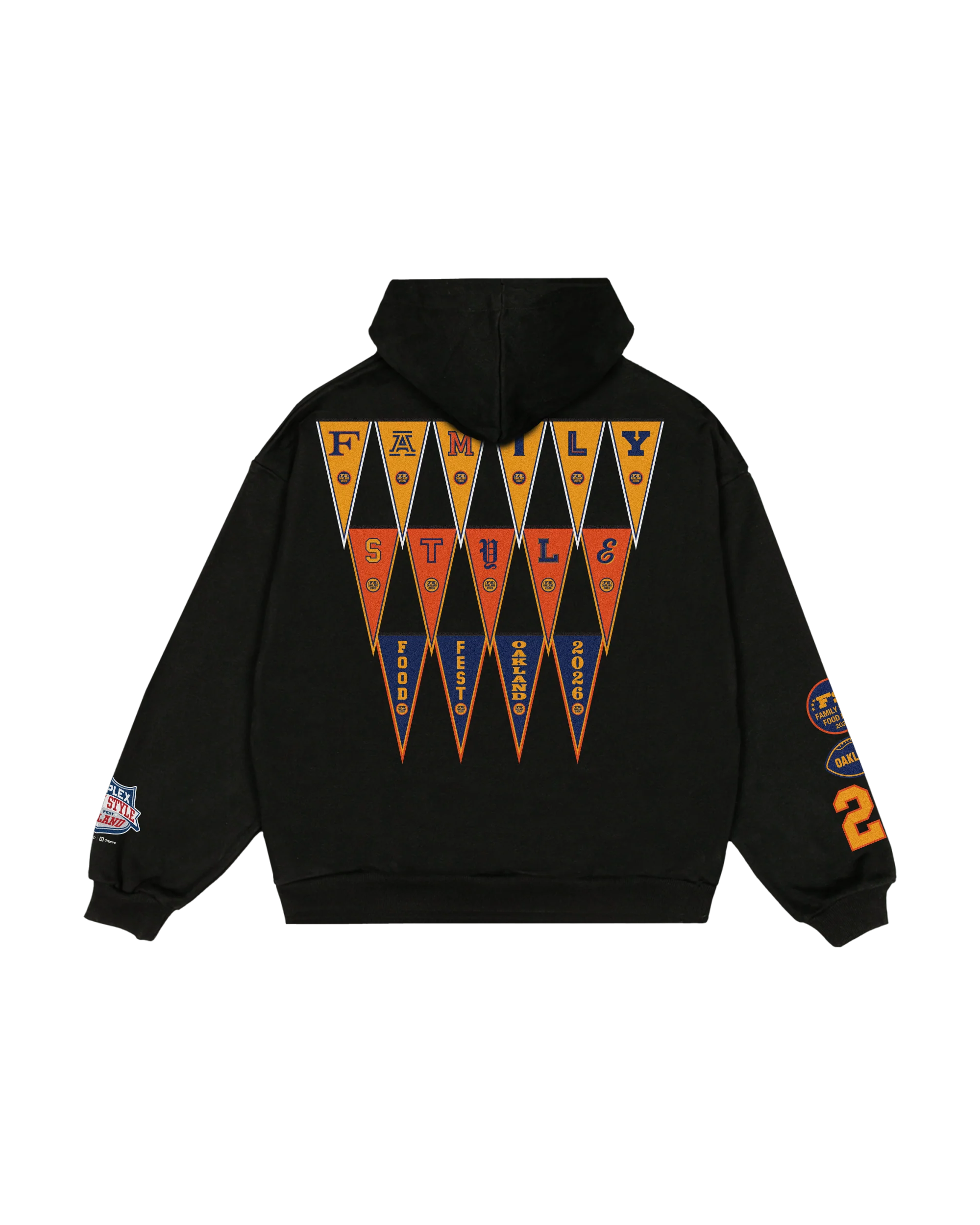 FAMILY STYLE OAKLAND FLAG HOODIE - Image 2