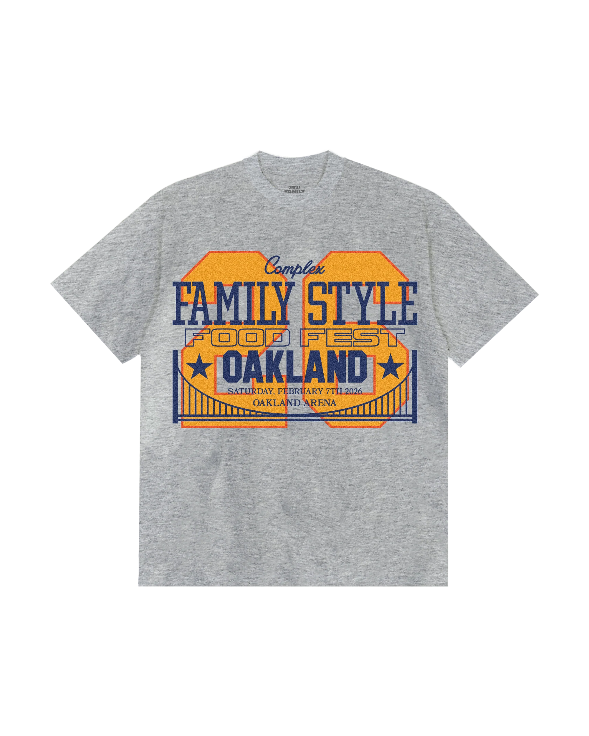 FAMILY STYLE OAKLAND FLAG T-SHIRT