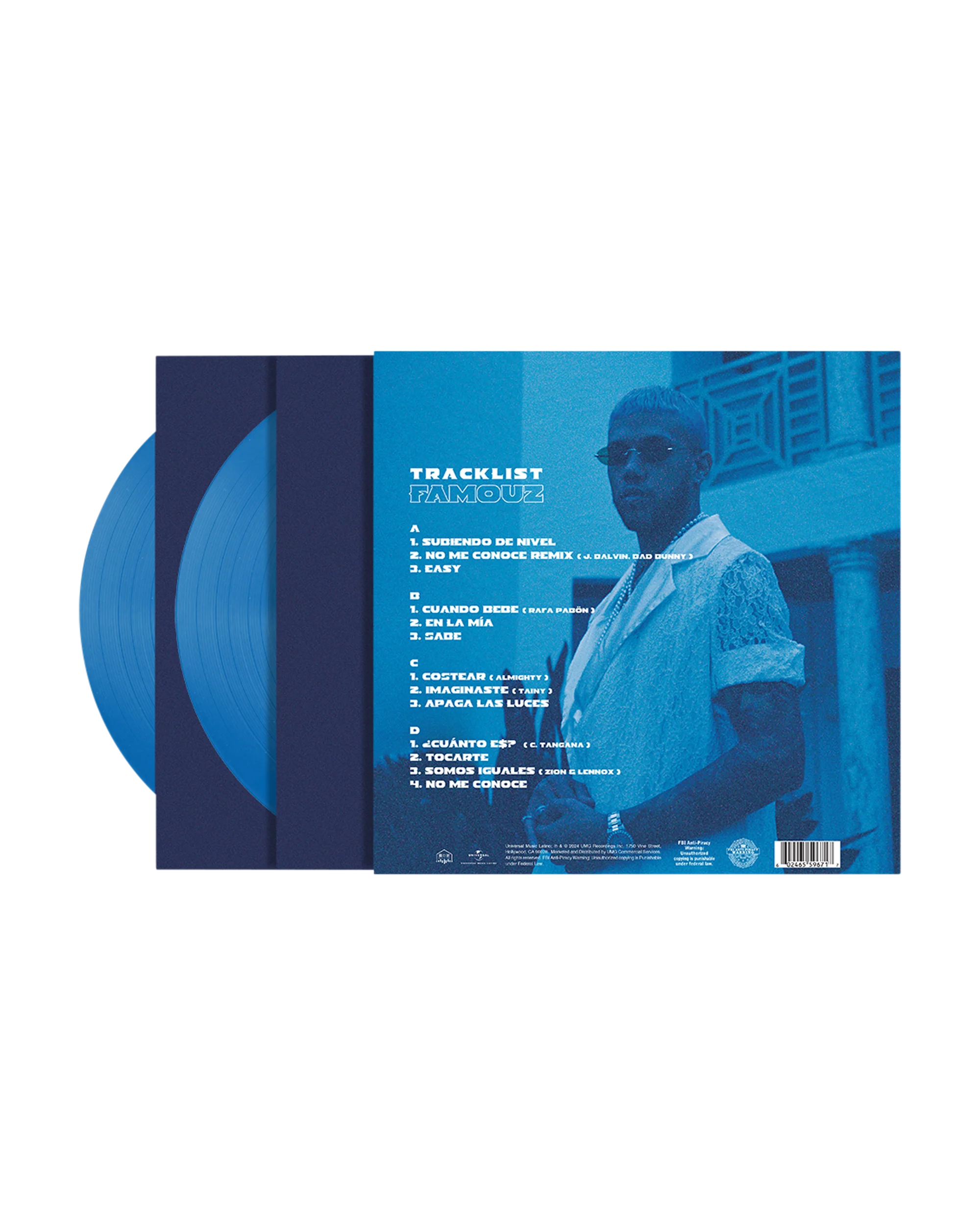 Famouz 2LP Vinyl (Translucide Blue) - Image 2