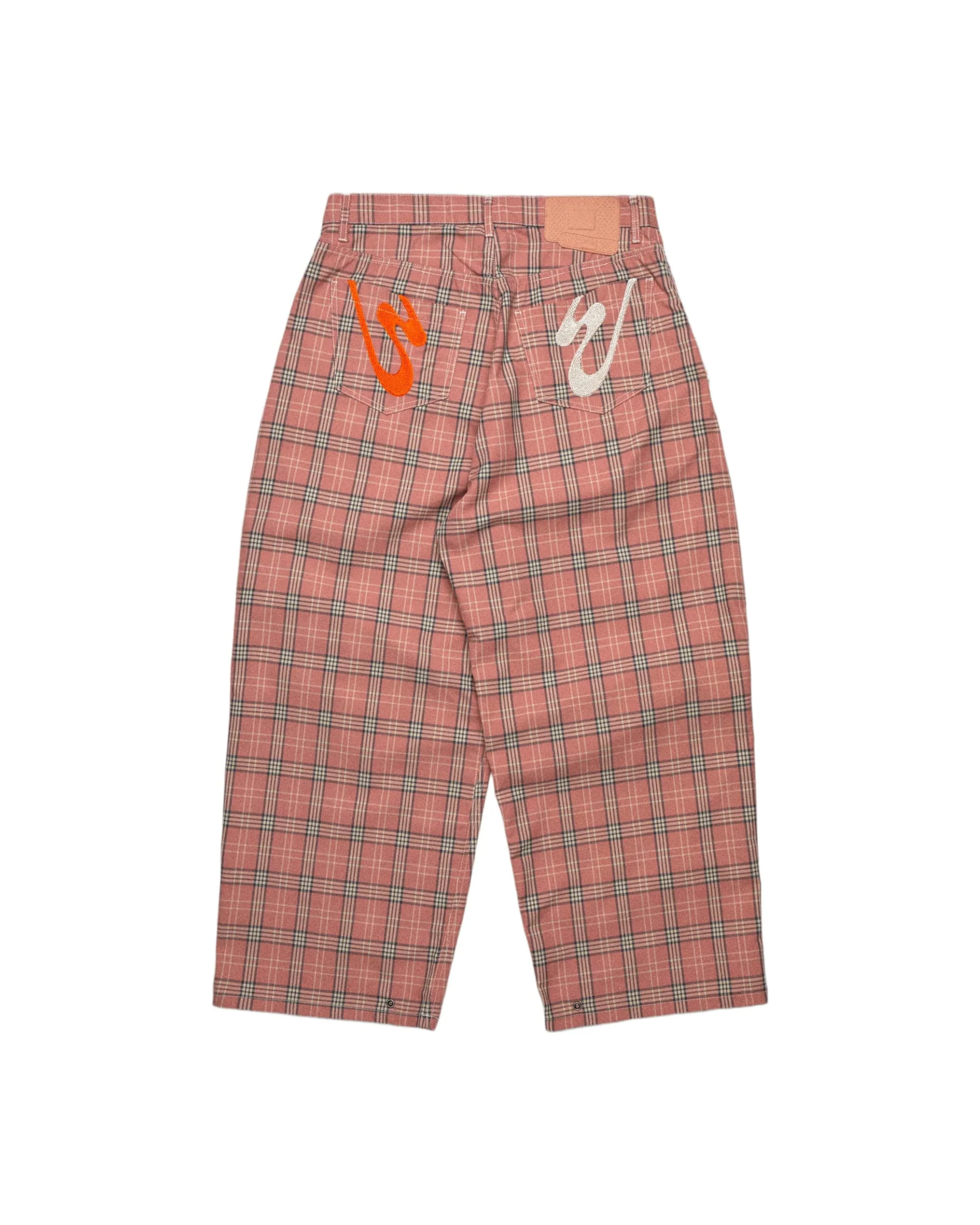 Fat Angelo Check Pants- Pink - Image 2