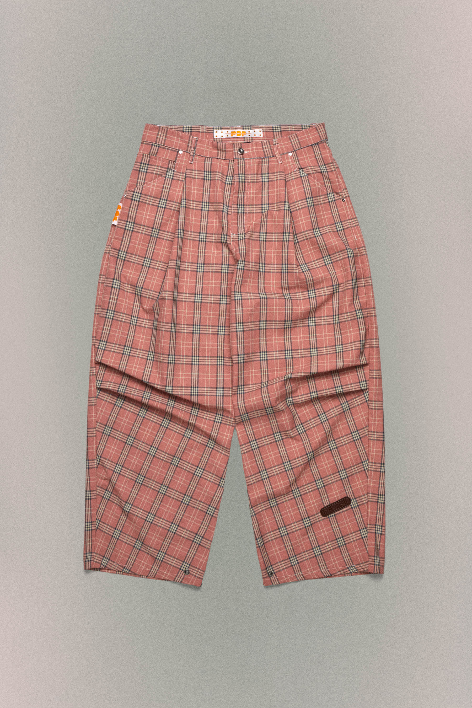 Fat Angelo Check Pants- Pink - Image 3