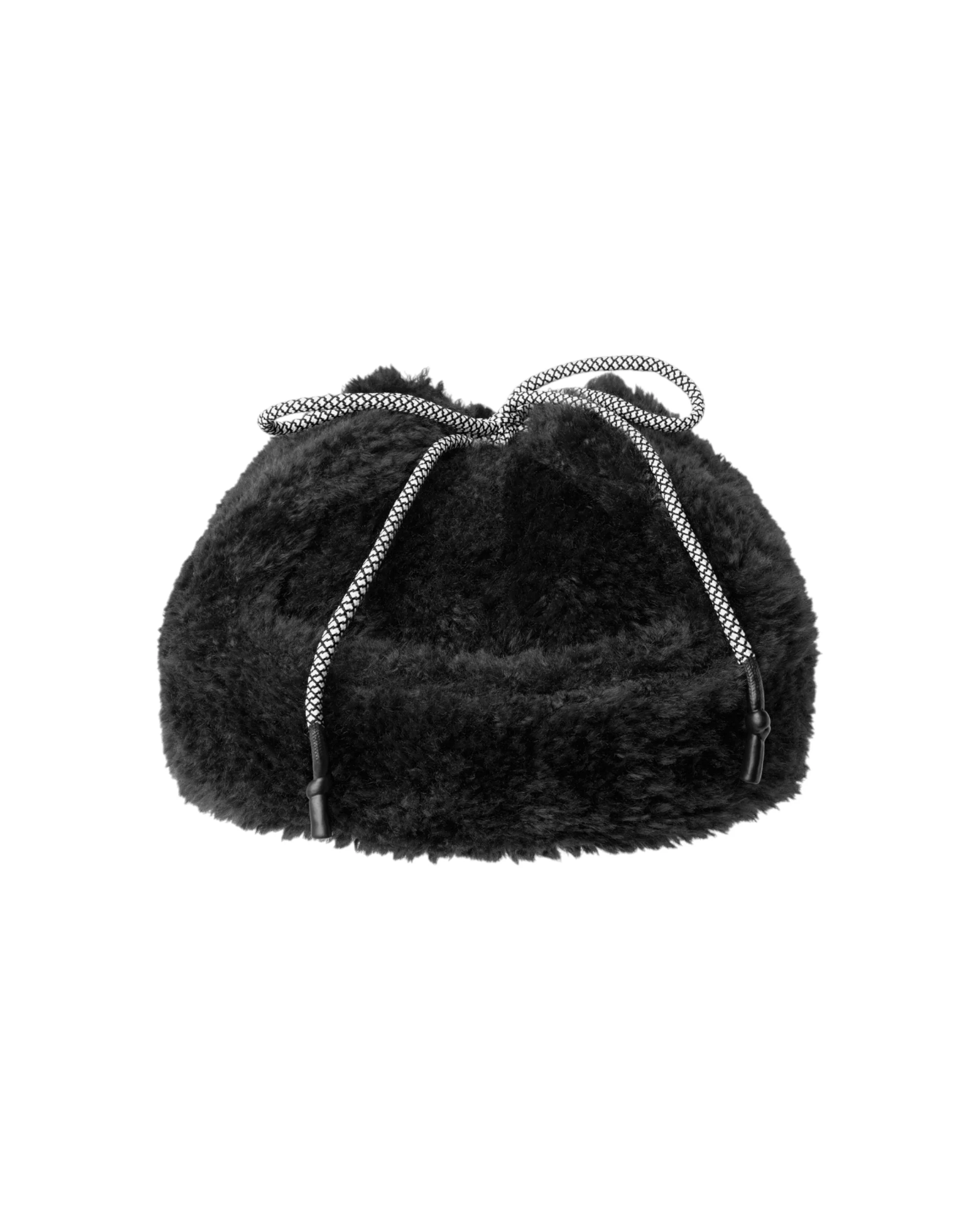 Faux Shearling Utility Flap Cap - Image 6