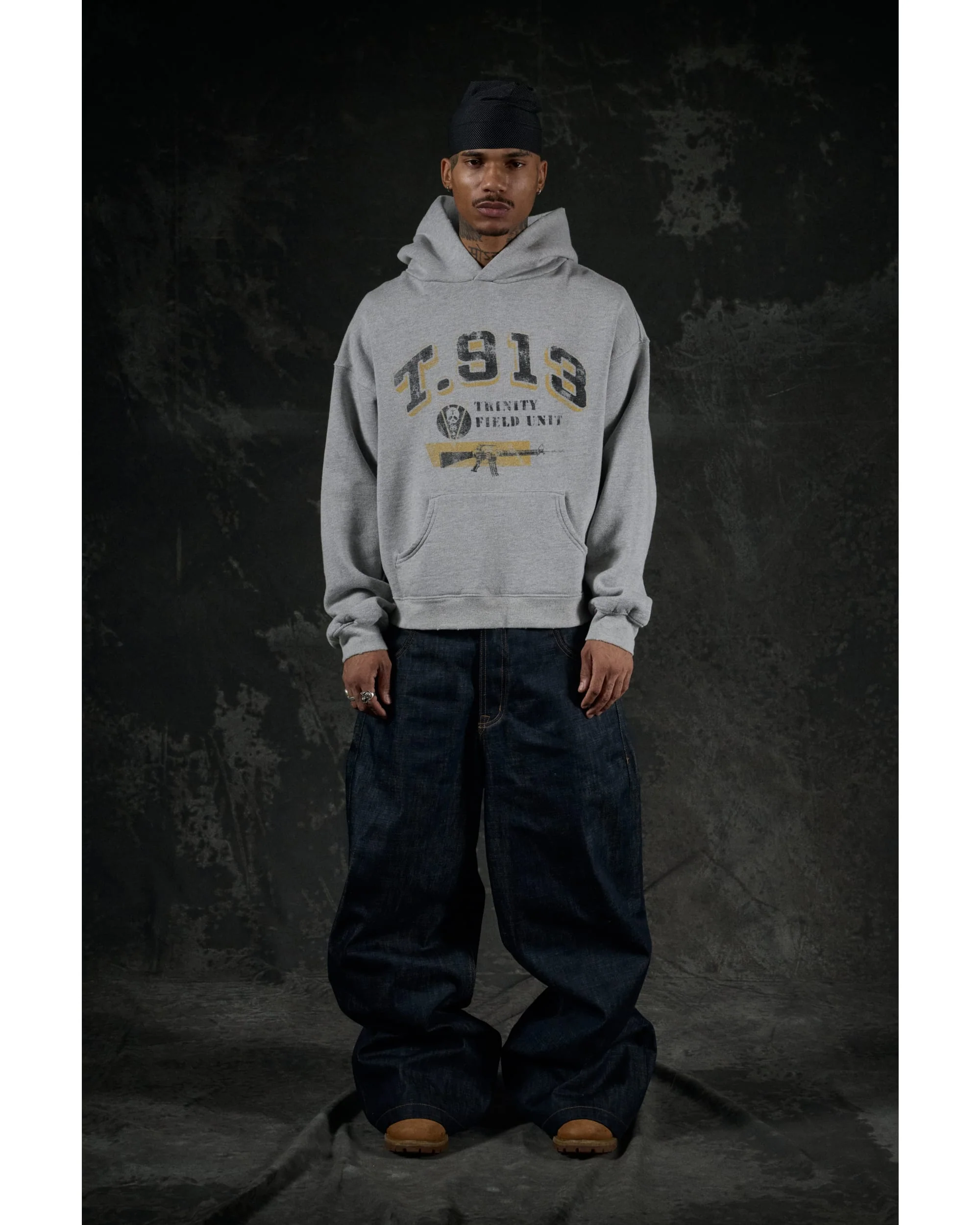 Field Unit Hoodie - Heather Grey - Image 2