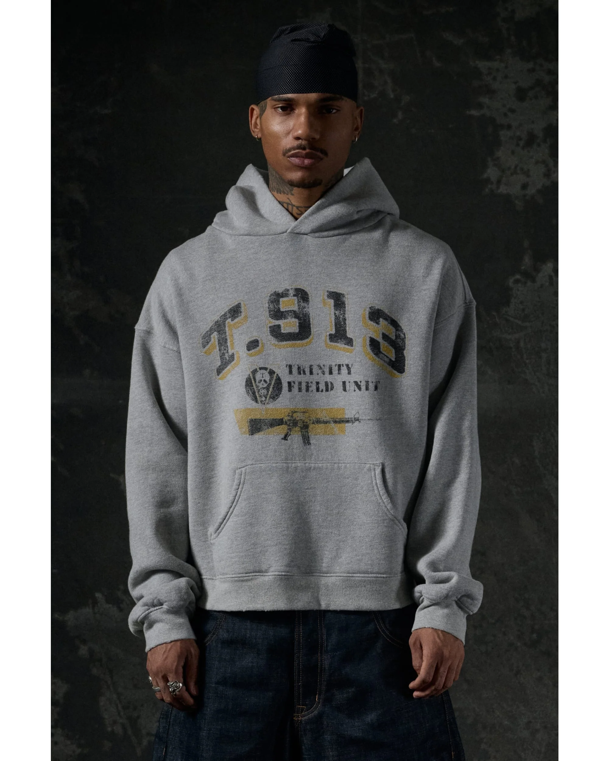 Field Unit Hoodie - Heather Grey - Image 5