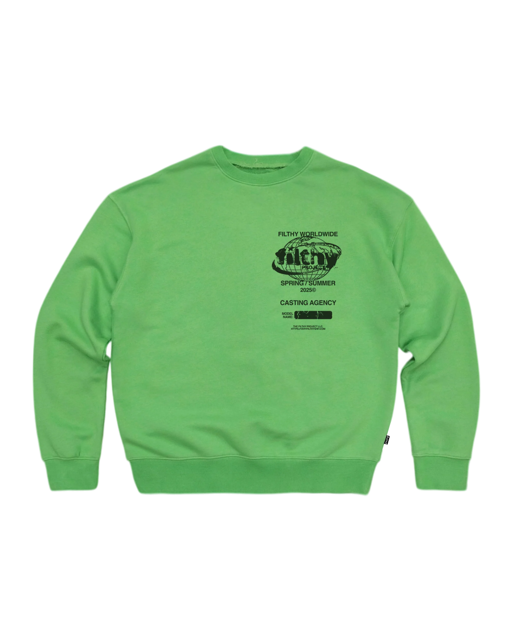 filthy® casting sweatshirt (celery green)