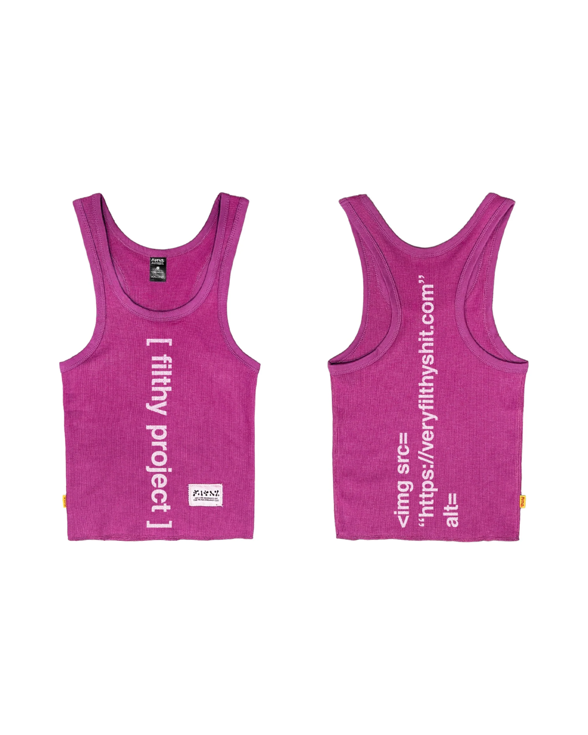 filthy® coding tank (pink)