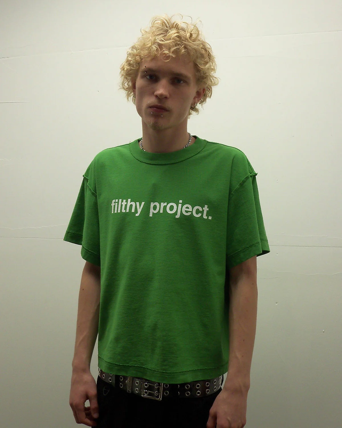 filthy® expert level graphic design tee green (boxy) - Image 3
