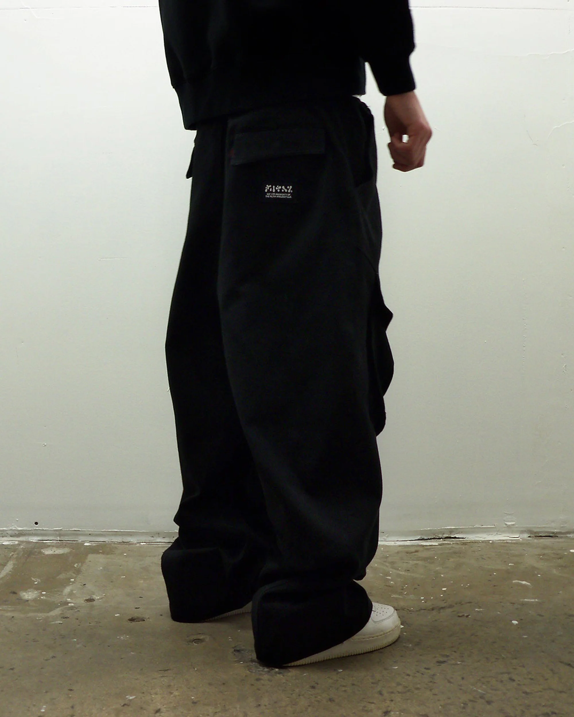 filthy® Japanese/Korean style cargo pant (Black) - Image 3