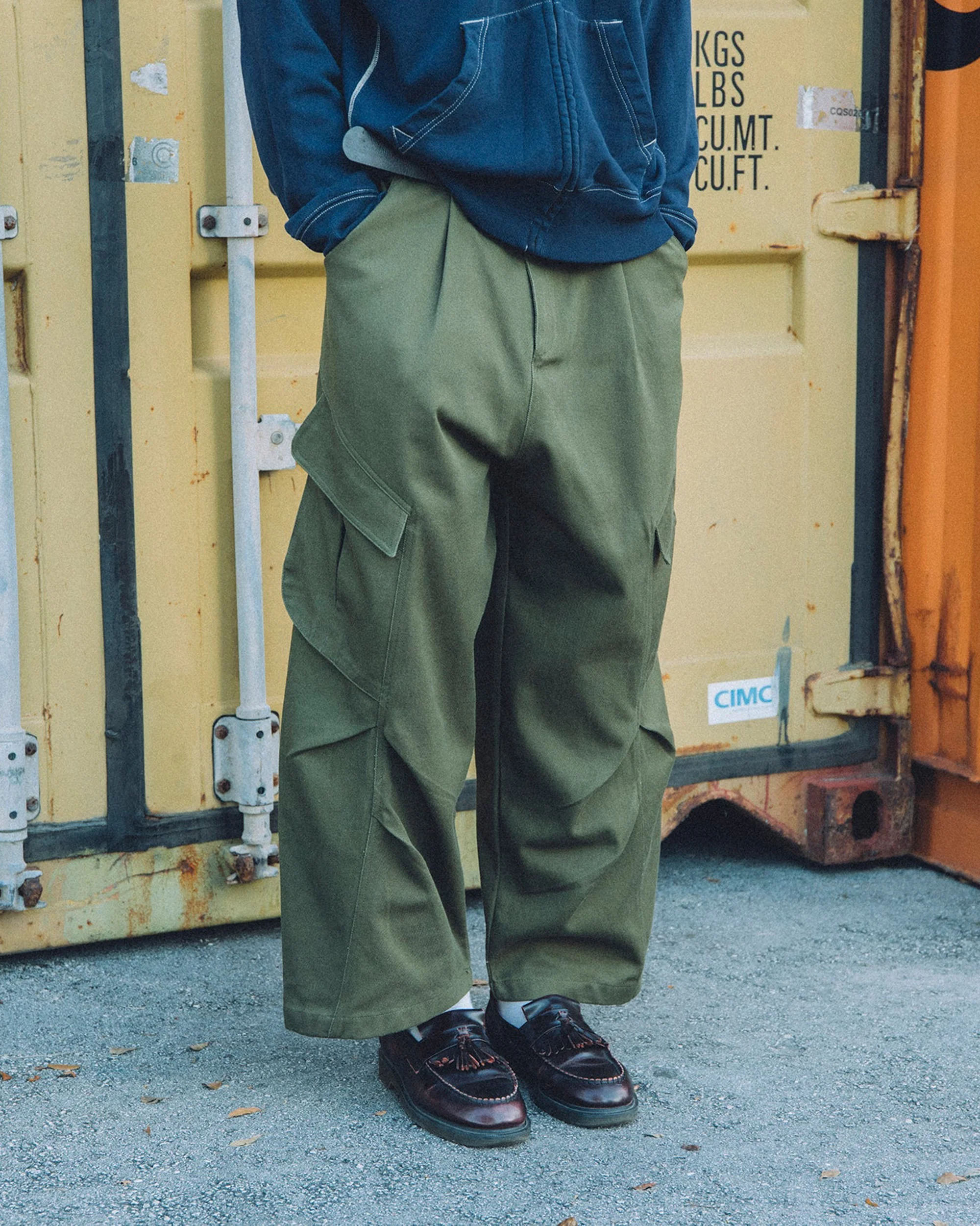 filthy® Japanese/Korean style cargo pant (dark olive) - Image 4