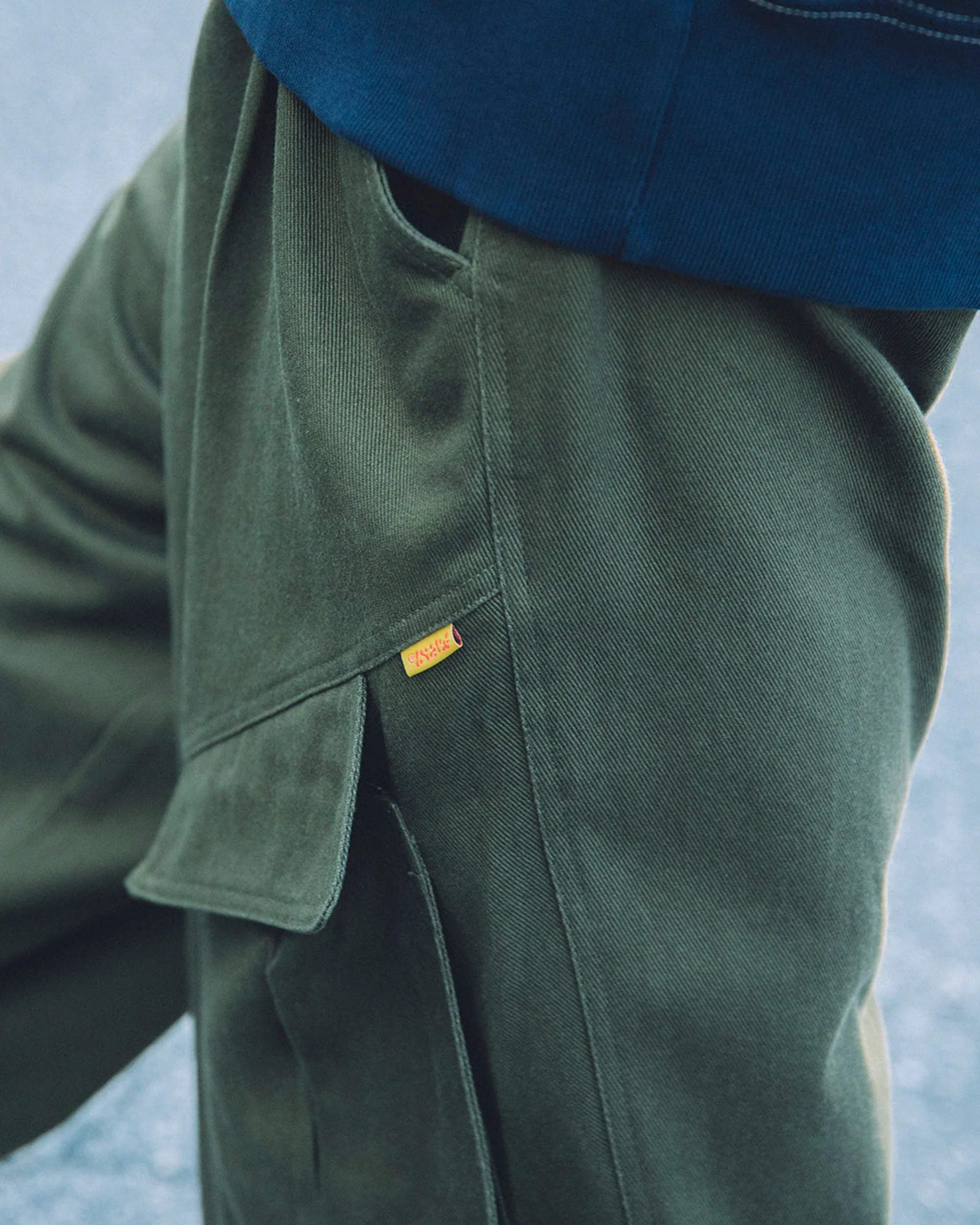 filthy® Japanese/Korean style cargo pant (dark olive) - Image 6