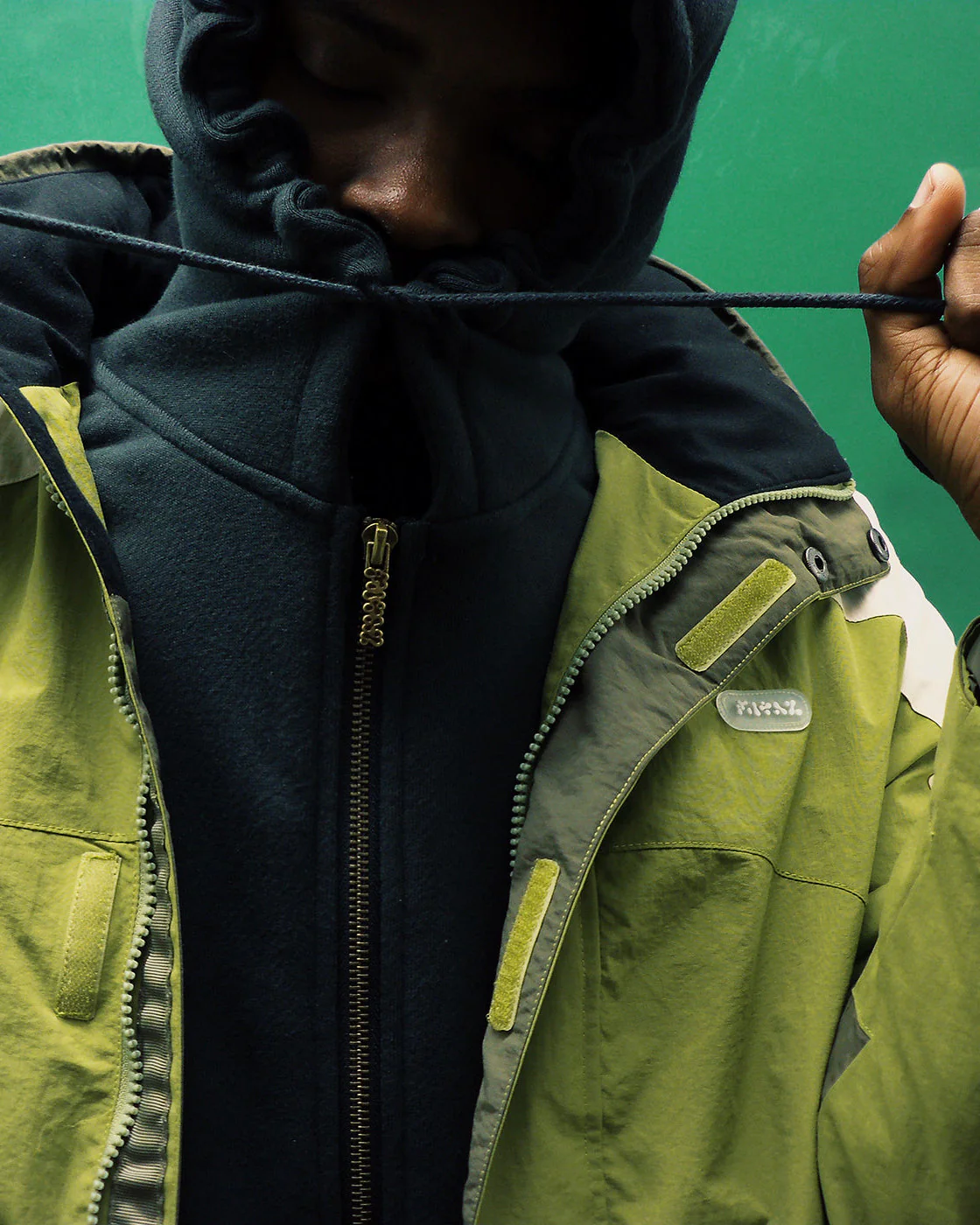 filthy® lightweight zip-up (faded black) - Image 2