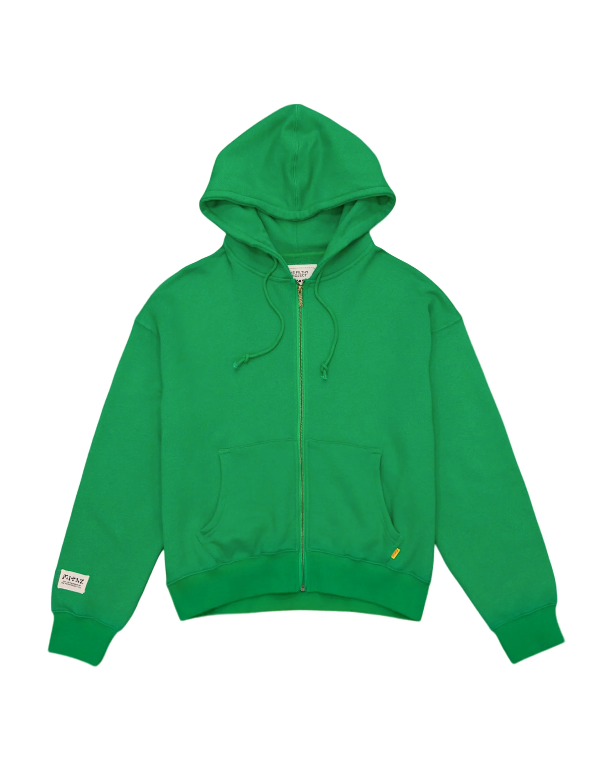 filthy® lightweight zip-up (green)