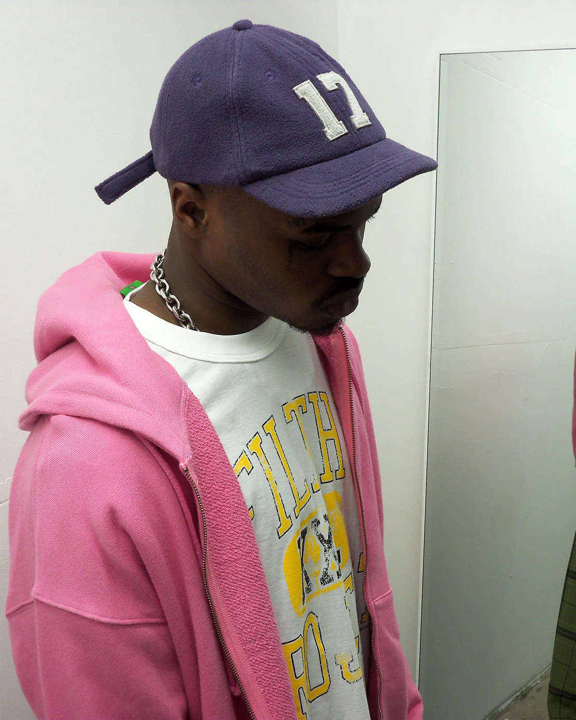 filthy® lightweight zip-up (pink) - Image 3