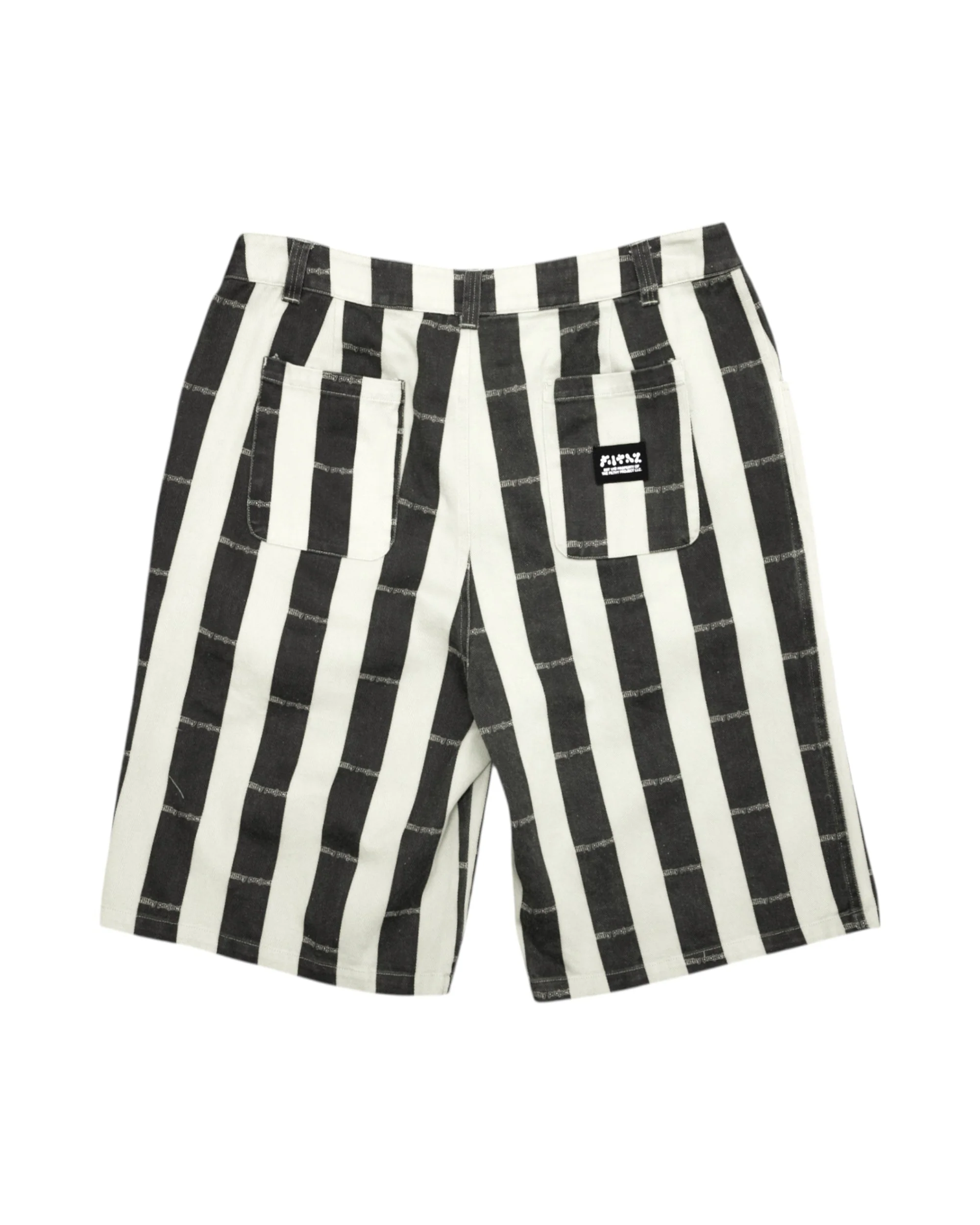 filthy® phat stripe short (off white) - Image 2