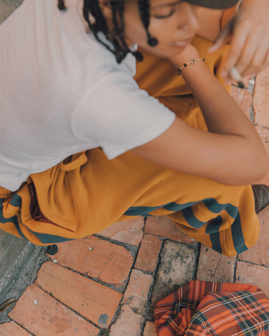 filthy® sem teen sweatpants (mustard) - Image 4