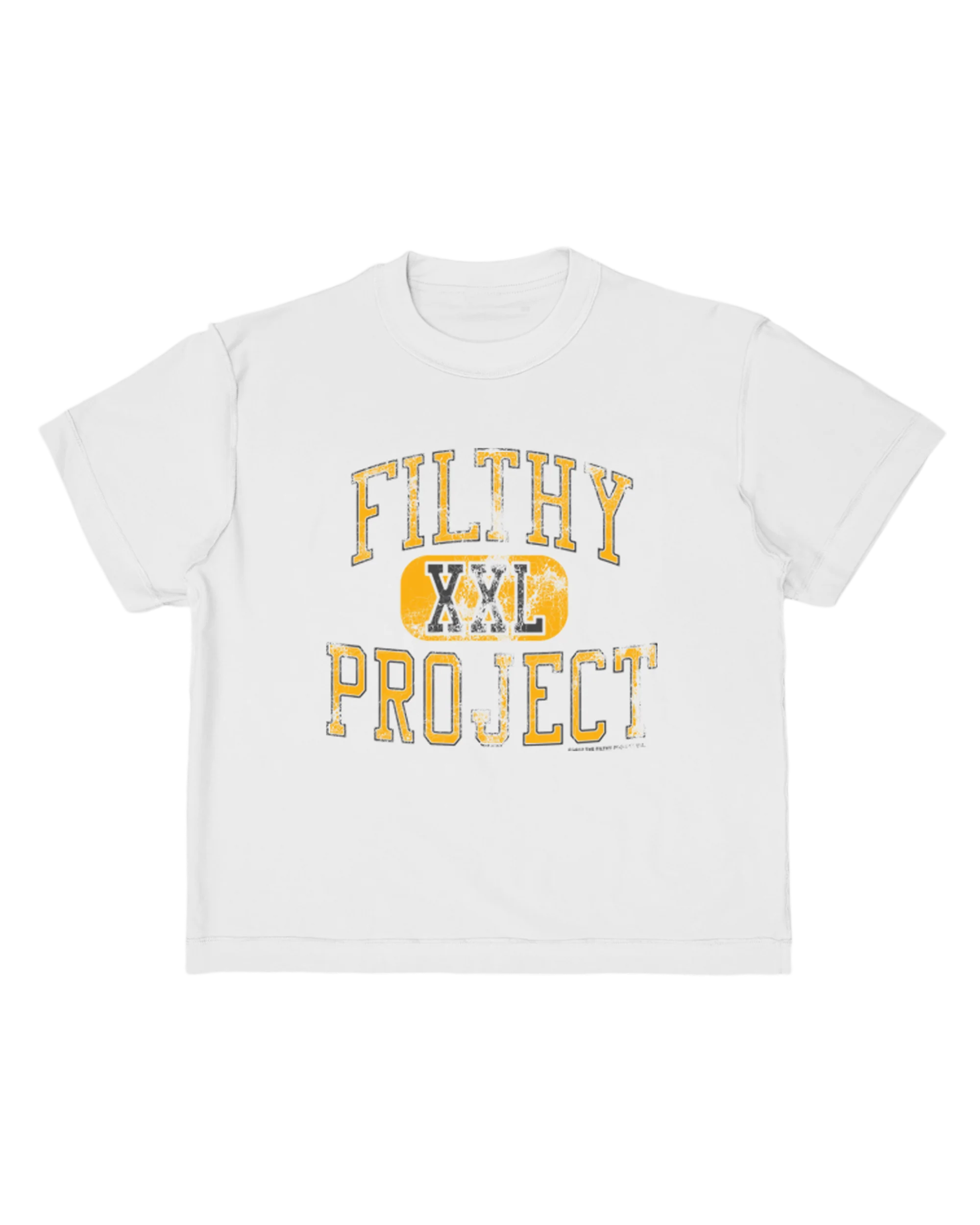 filthy® varsity tee (white)