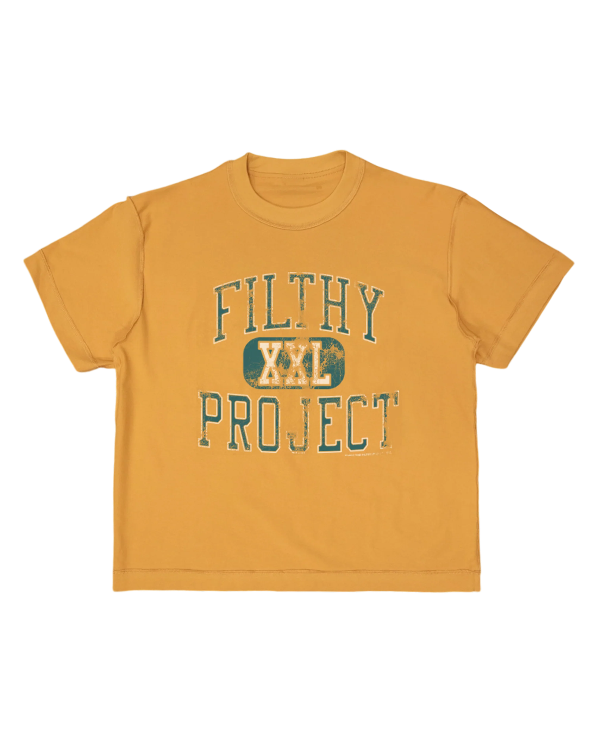 filthy® varsity tee (yellow)