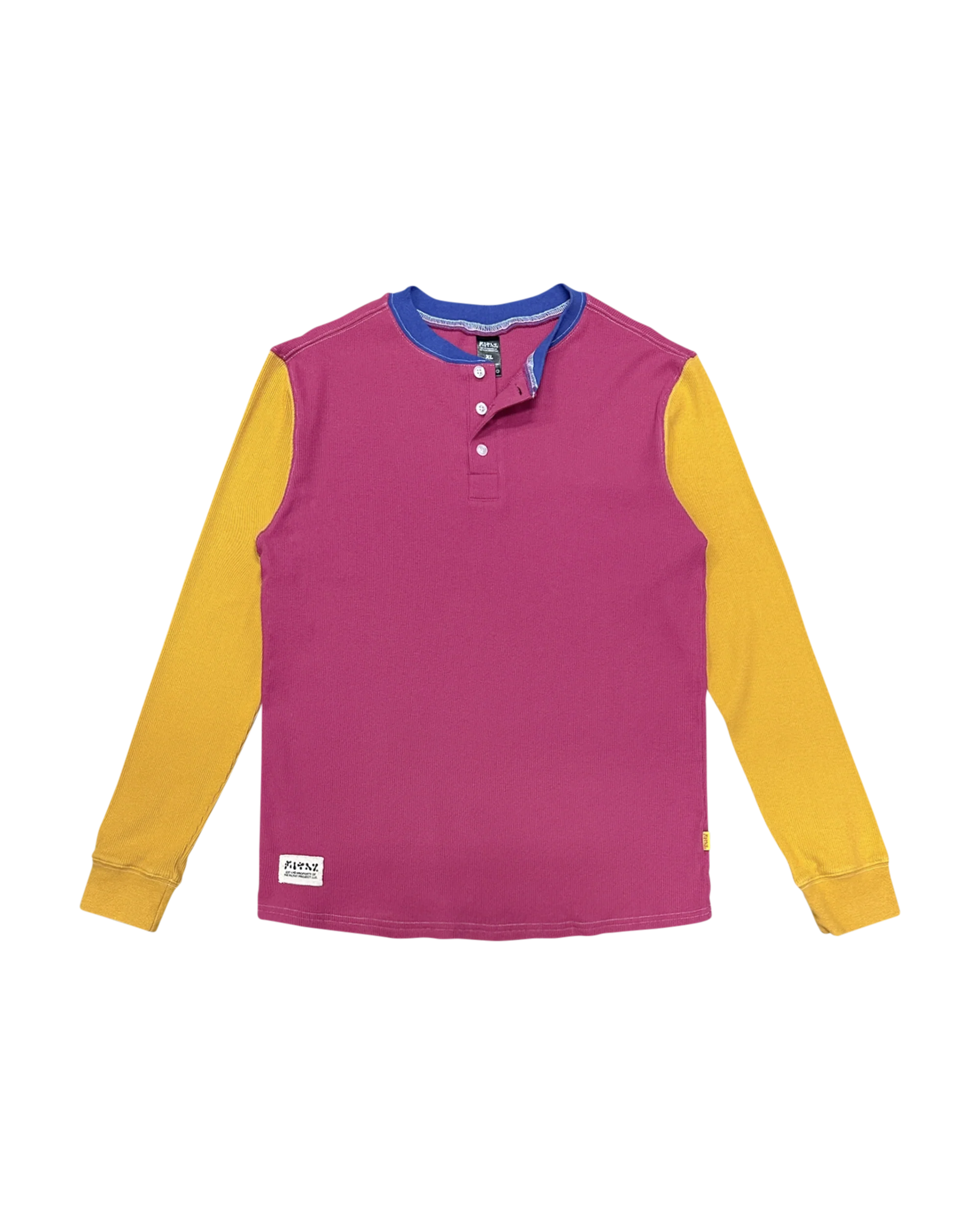 filthy® waffle henley pink