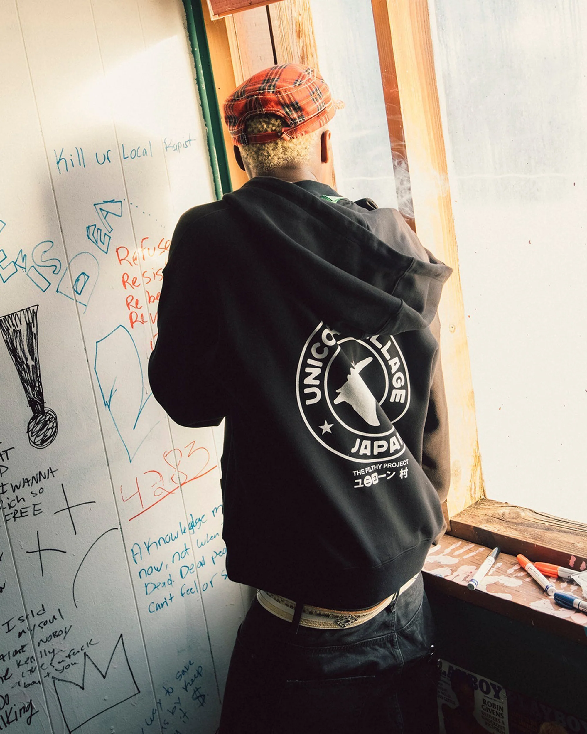 filthy® x Unicorn Village Zip-Up (Black) - Image 3
