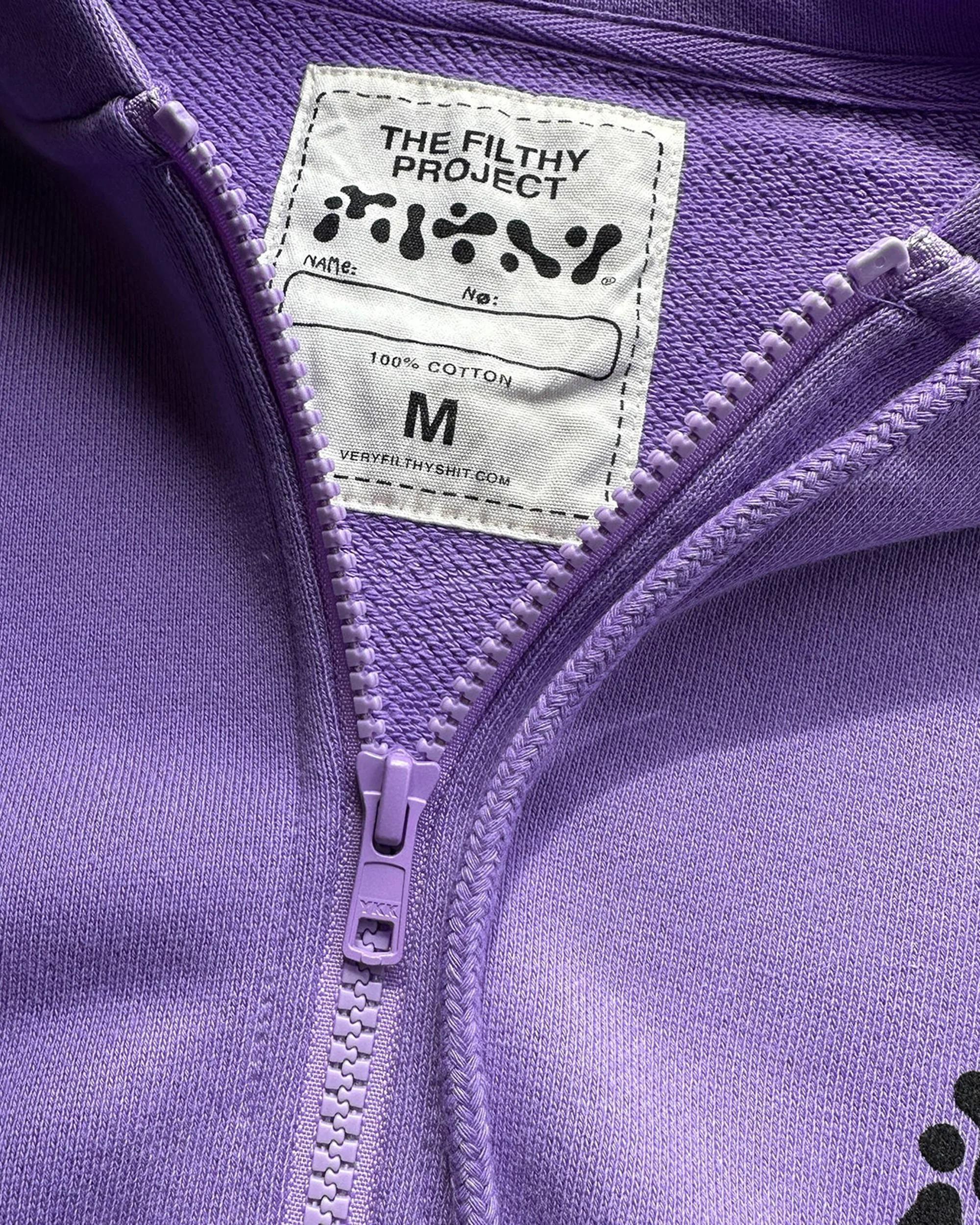 filthy® x Unicorn Village Zip-Up (Lavender) - Image 3