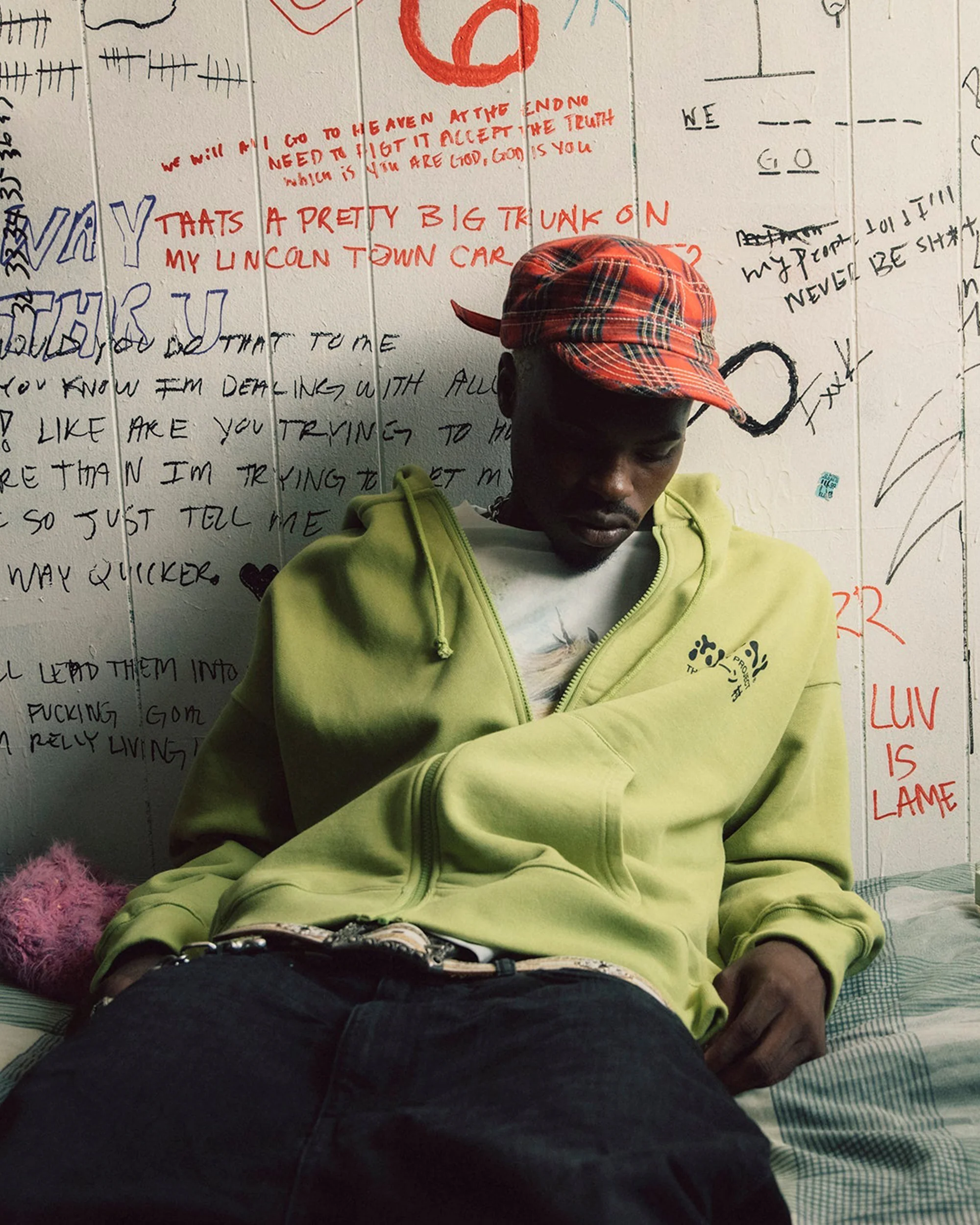 filthy® x Unicorn Village Zip-Up (Lime) - Image 2