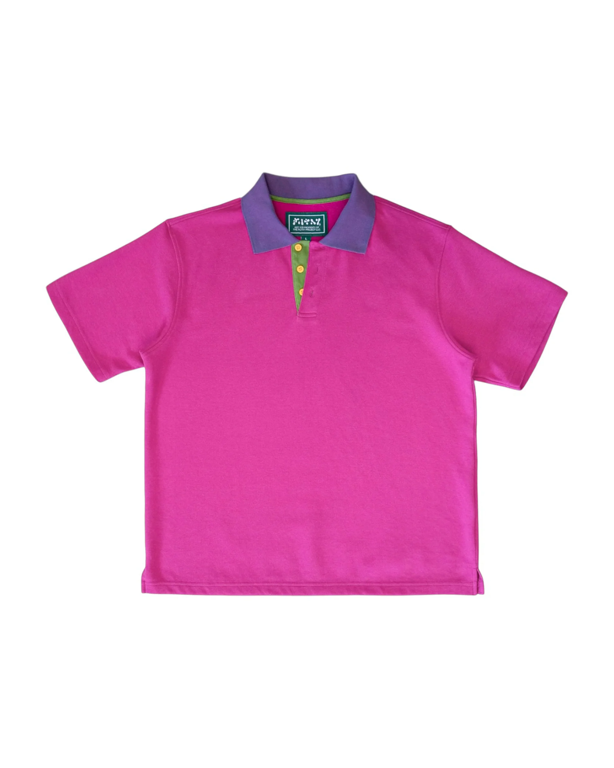 filthy blockstar polo (pink)