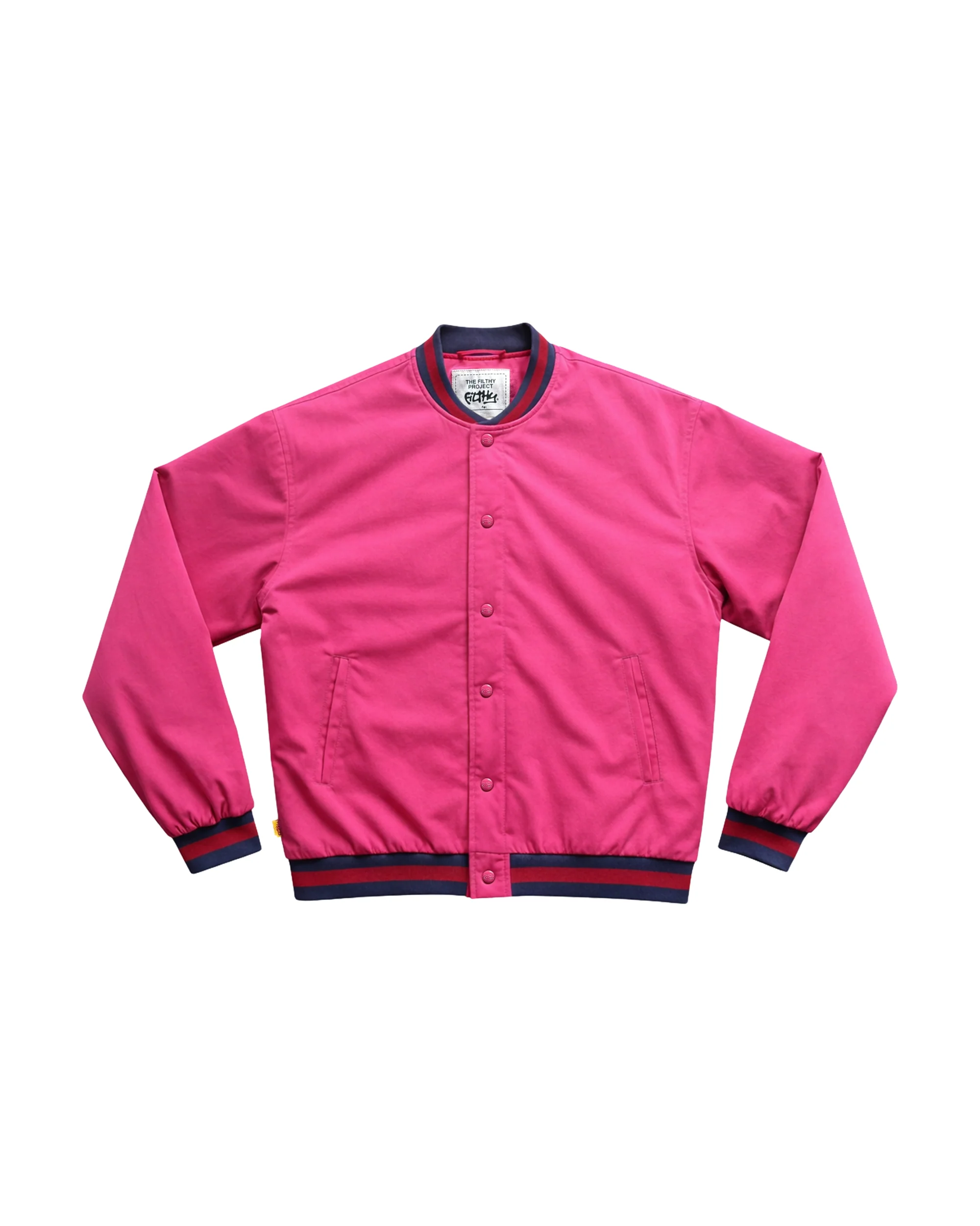 Filthy® Cotton Shell Bomber - Fuchsia Pink