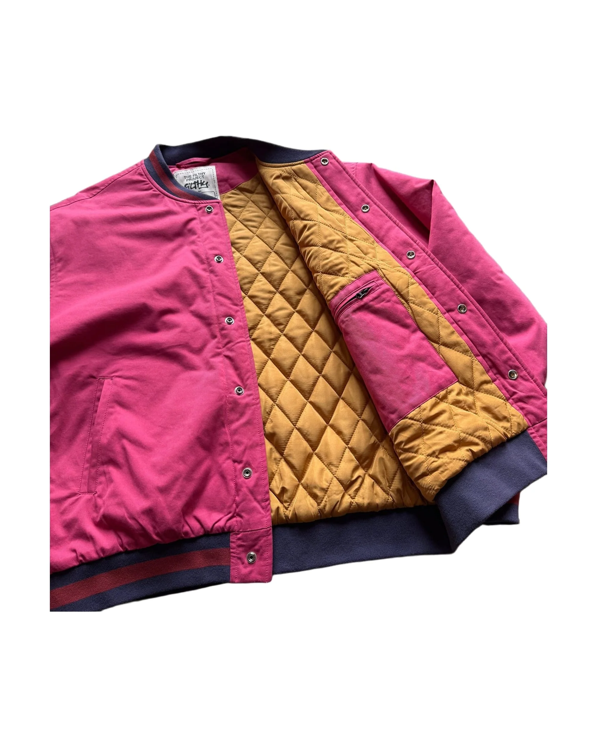 Filthy® Cotton Shell Bomber - Fuchsia Pink - Image 3