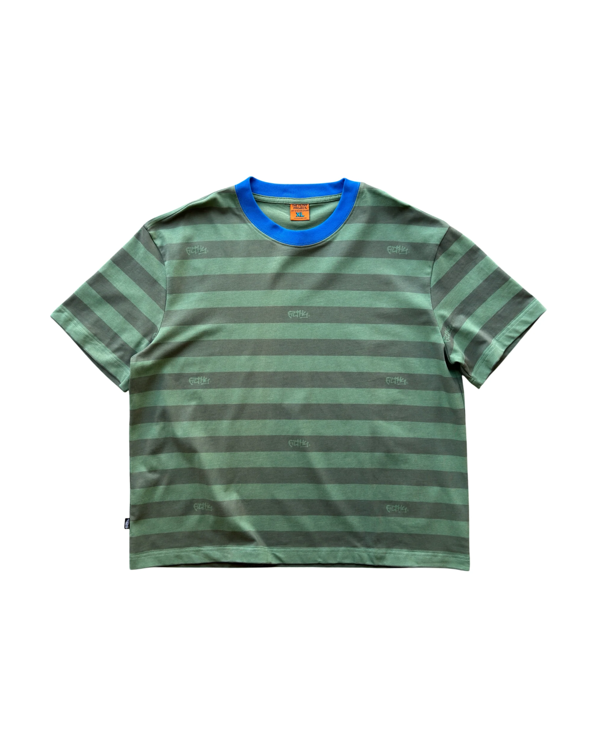 Filthy® Faded Stripe Tee - Green