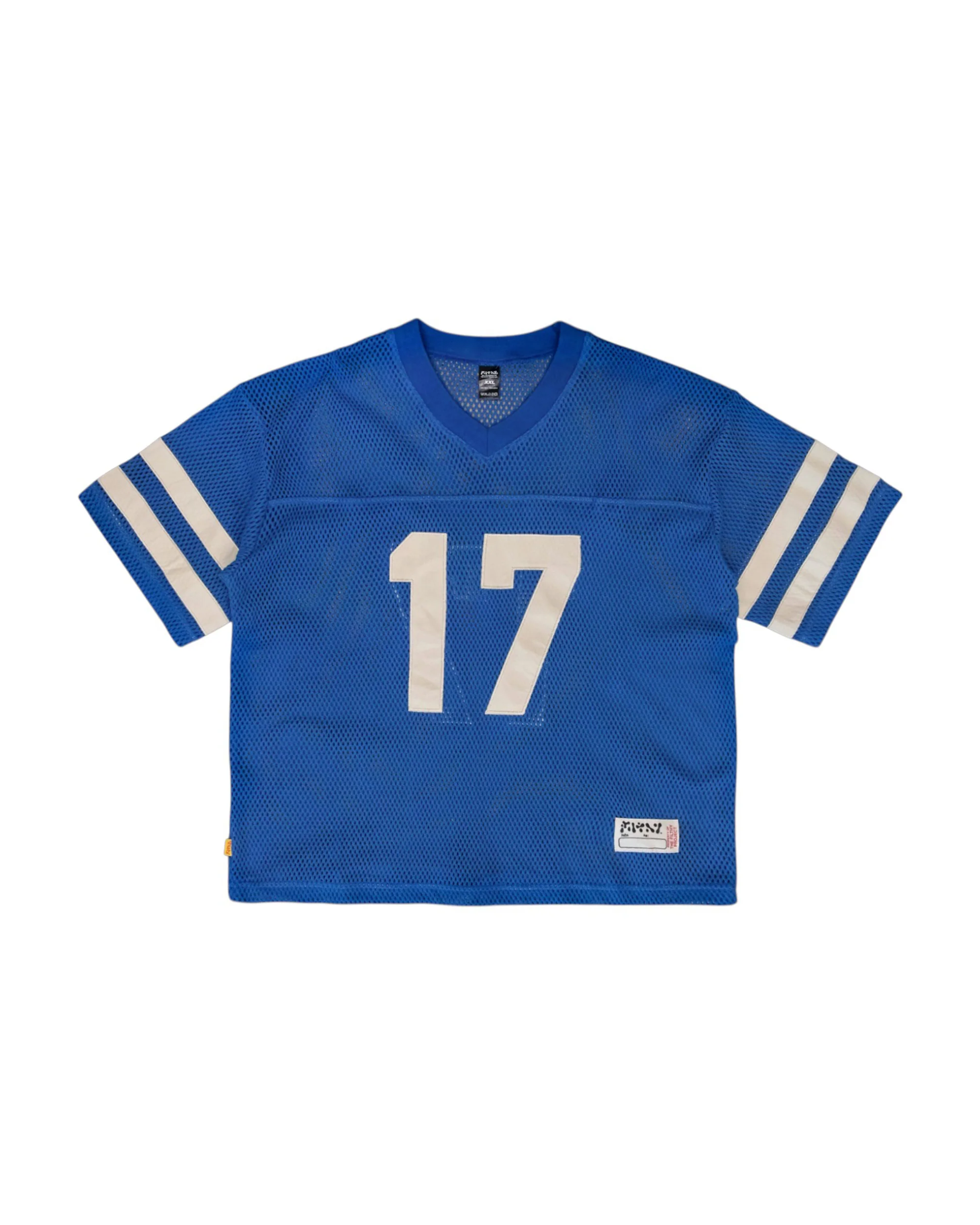 filthy fishnet football jersey (blue)